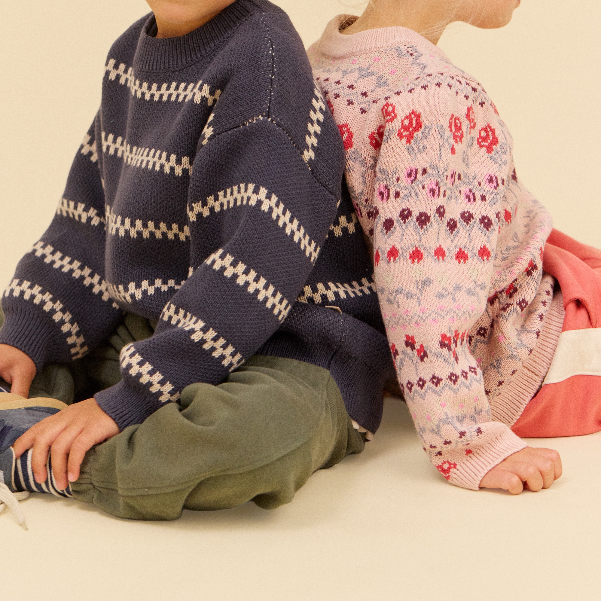 WHEAT Strickpullover »Jacquard Pullover Harlow« Baumwolle