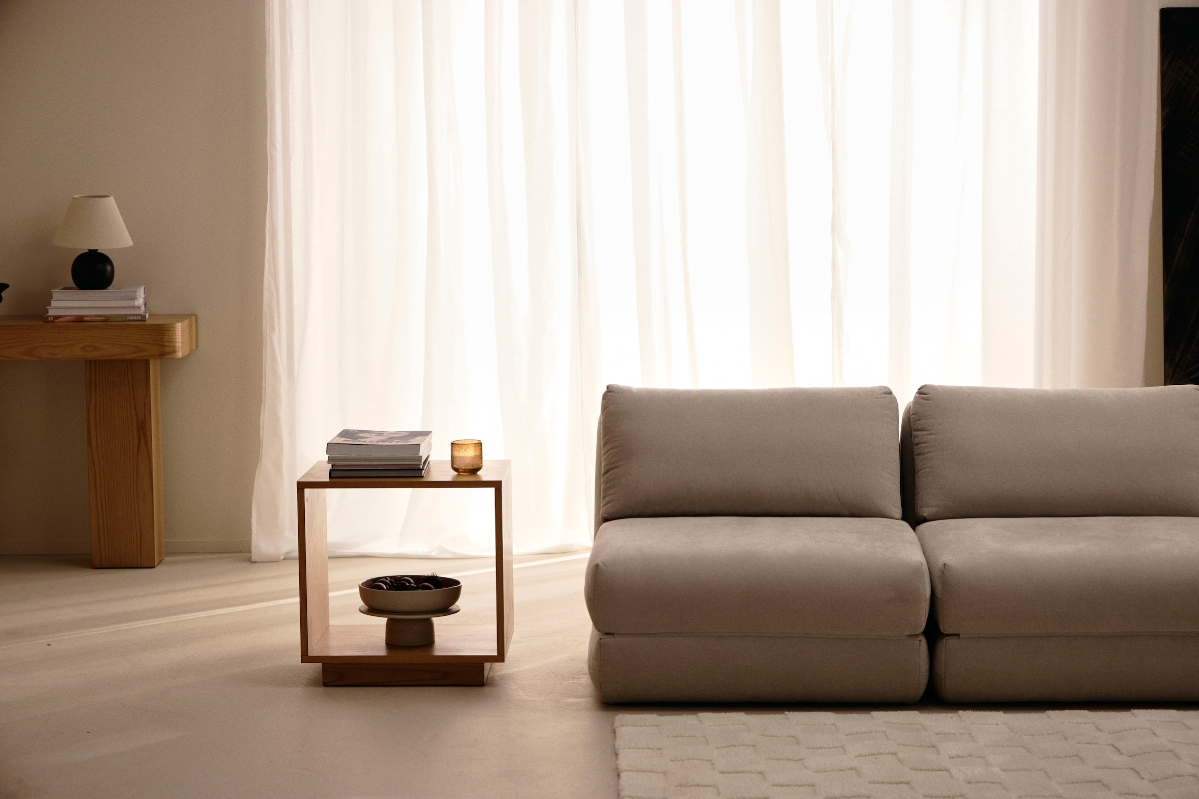LeGer Home by Lena Gercke Sessel »Amara«, Schlafsessel ausklappbar, Bettsessel, mit Rasterung
