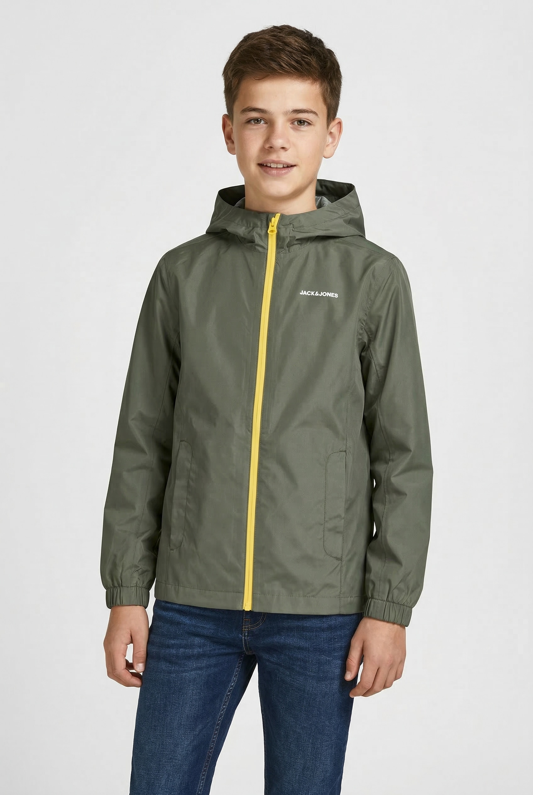 Jack & Jones Junior "JJEFLYNN RAIN JACKET SN JNR" mit Kapuze