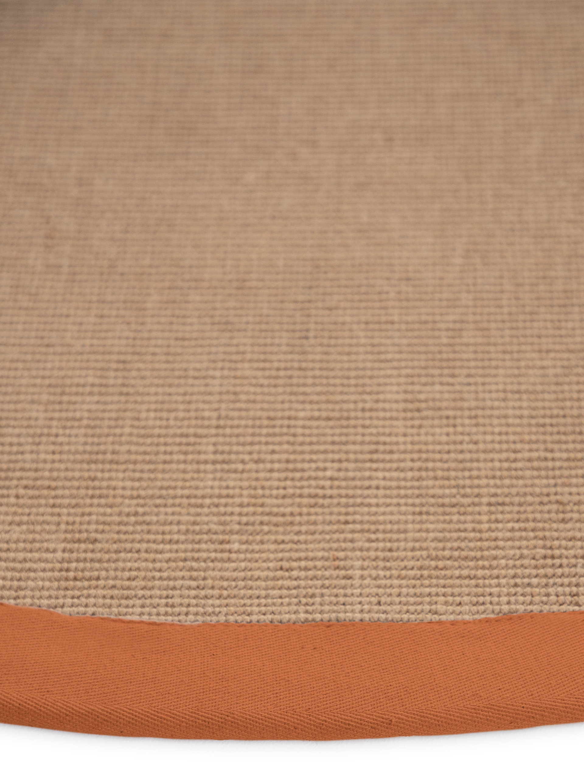 carpetfine Sisalteppich »Sisal«, rund, 5 mm Höhe, mit farbiger Bordüre, Anti-Rutsch Rückseite