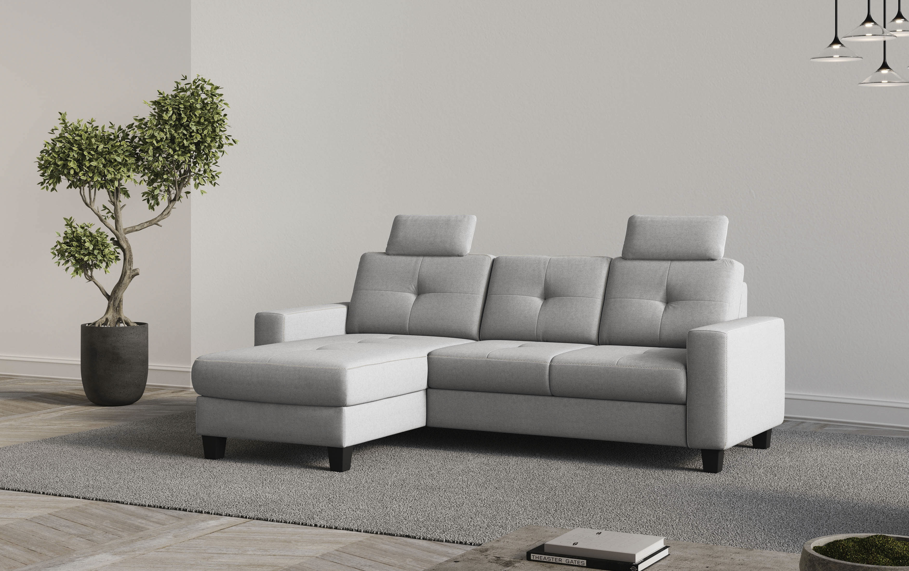 OTTO home Ecksofa "Varese" wahlweise mit Schlaffunktion und Bettkasten