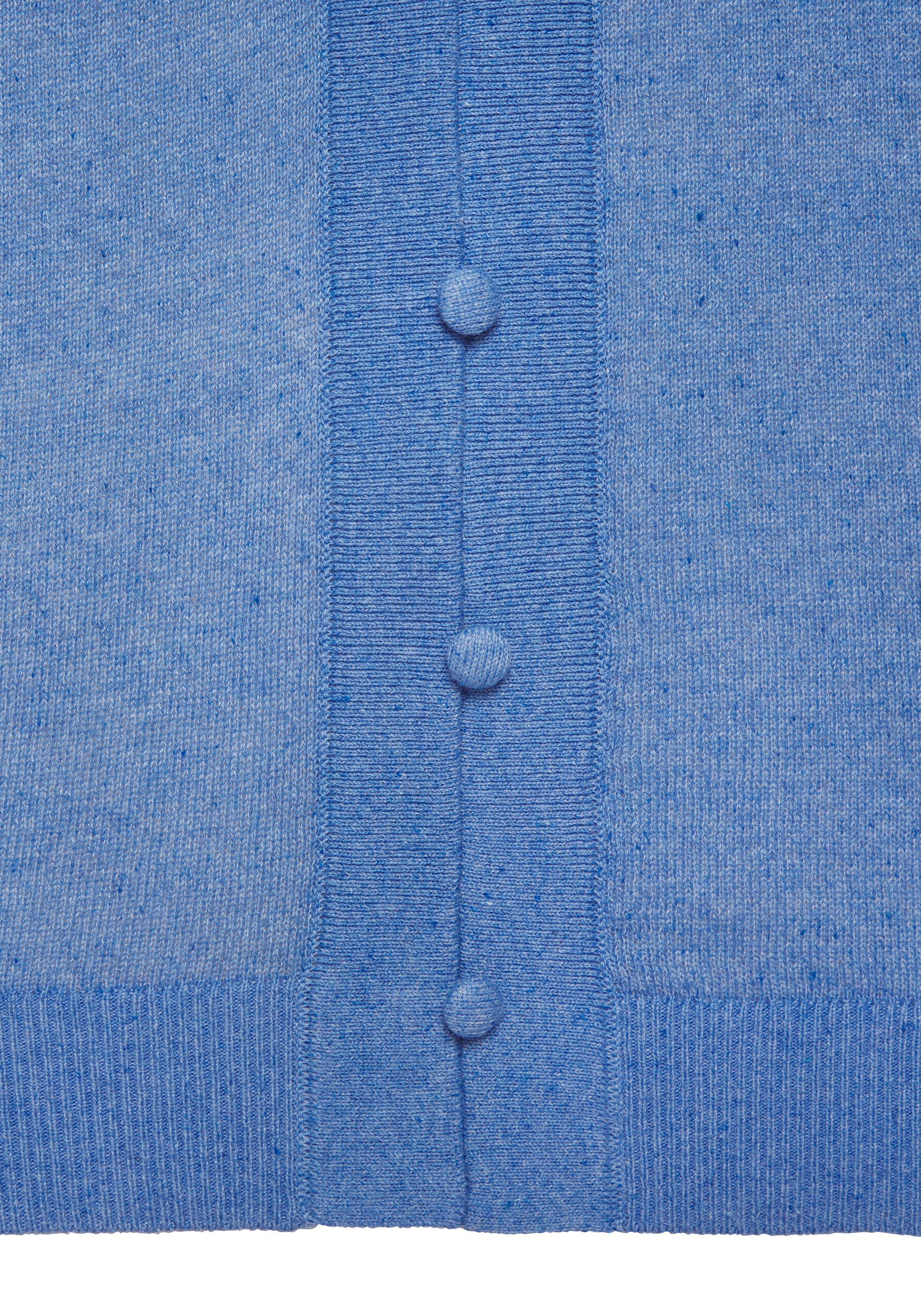 Vivance Stricktop »mit Zierknopfleiste«, aus weicher Strickqualität mit Baumwolle