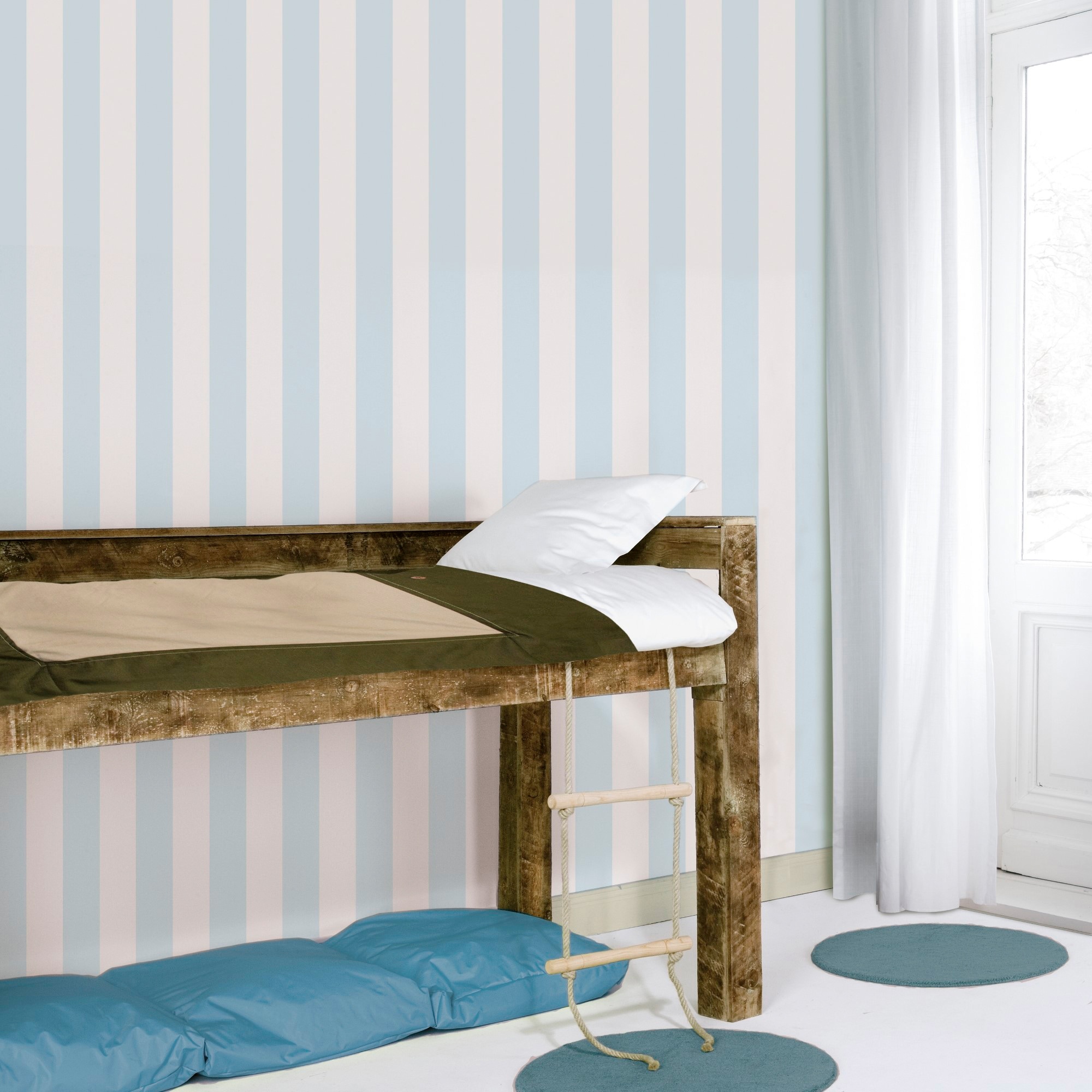 Superfresco Easy Vliestapete »Pastel Blue Stripe«, Streifen