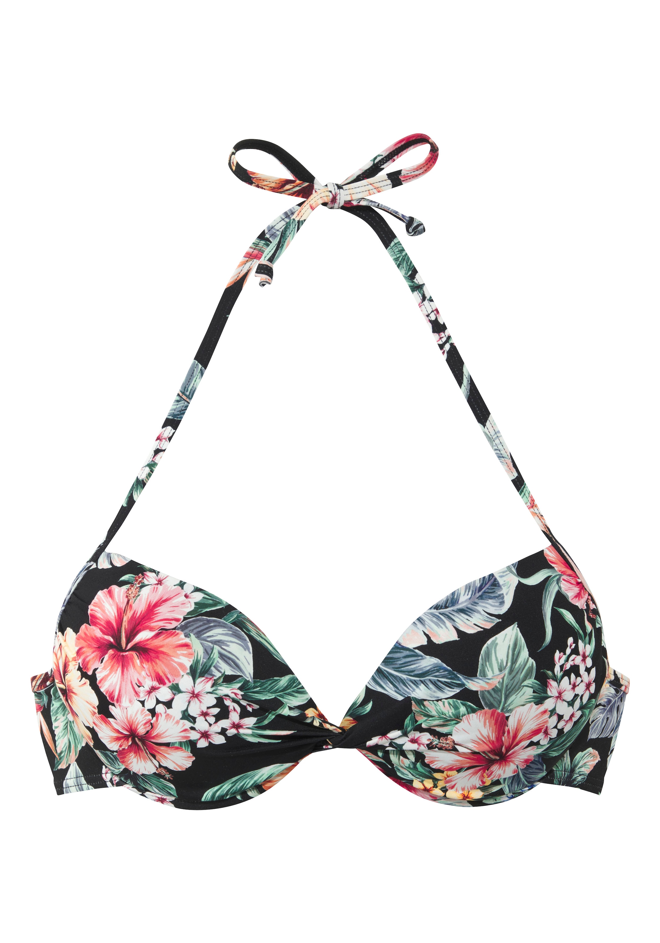 LASCANA Push-Up-Bikini-Top »Salsa«, mit tollem Blumenprint