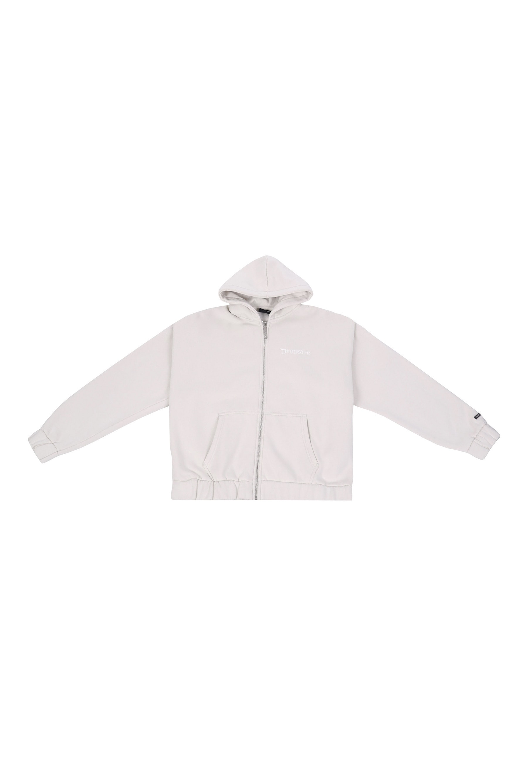 Dropsize Sweatjacke "Dropsize HEAVY OVERSIZE EMBO ZIPPER HOODIE"