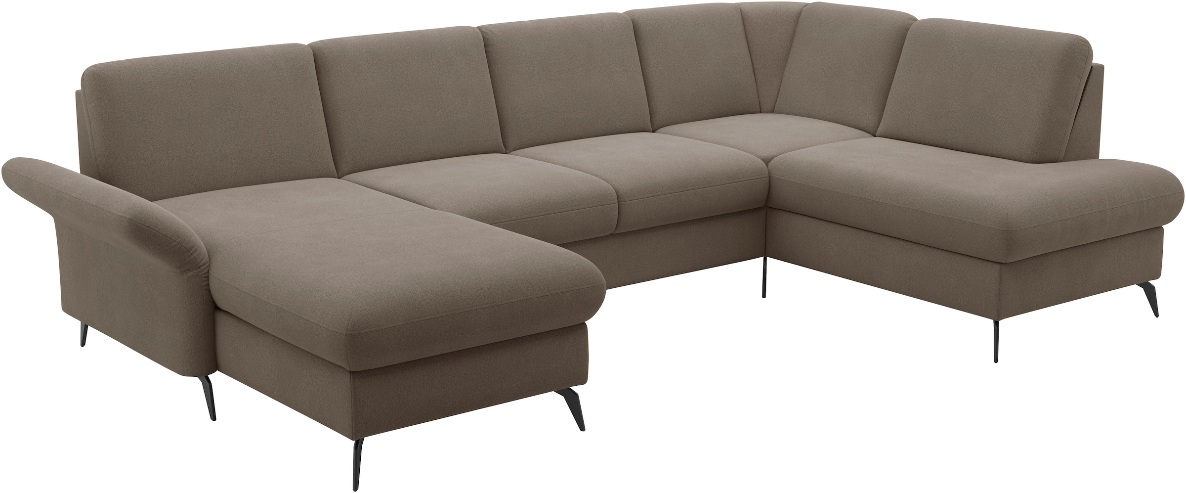Home affaire Wohnlandschaft »Rochelle«, optional: Armteilverstellung, klappbar, Bettkasen