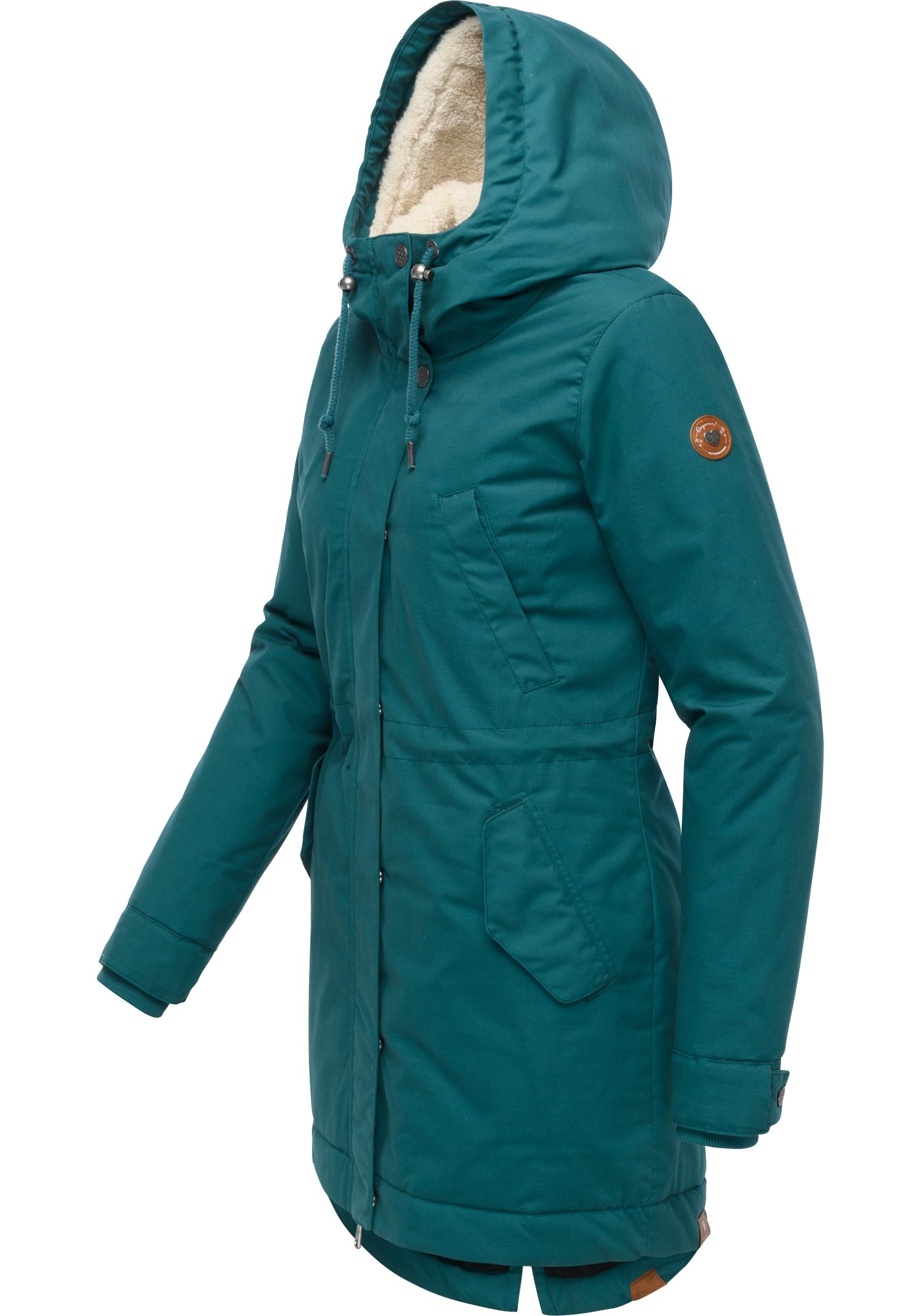 Ragwear Kurzmantel "Cannas YOUMODO" Kurzer Damen Mantel mit verstellbarer K günstig online kaufen