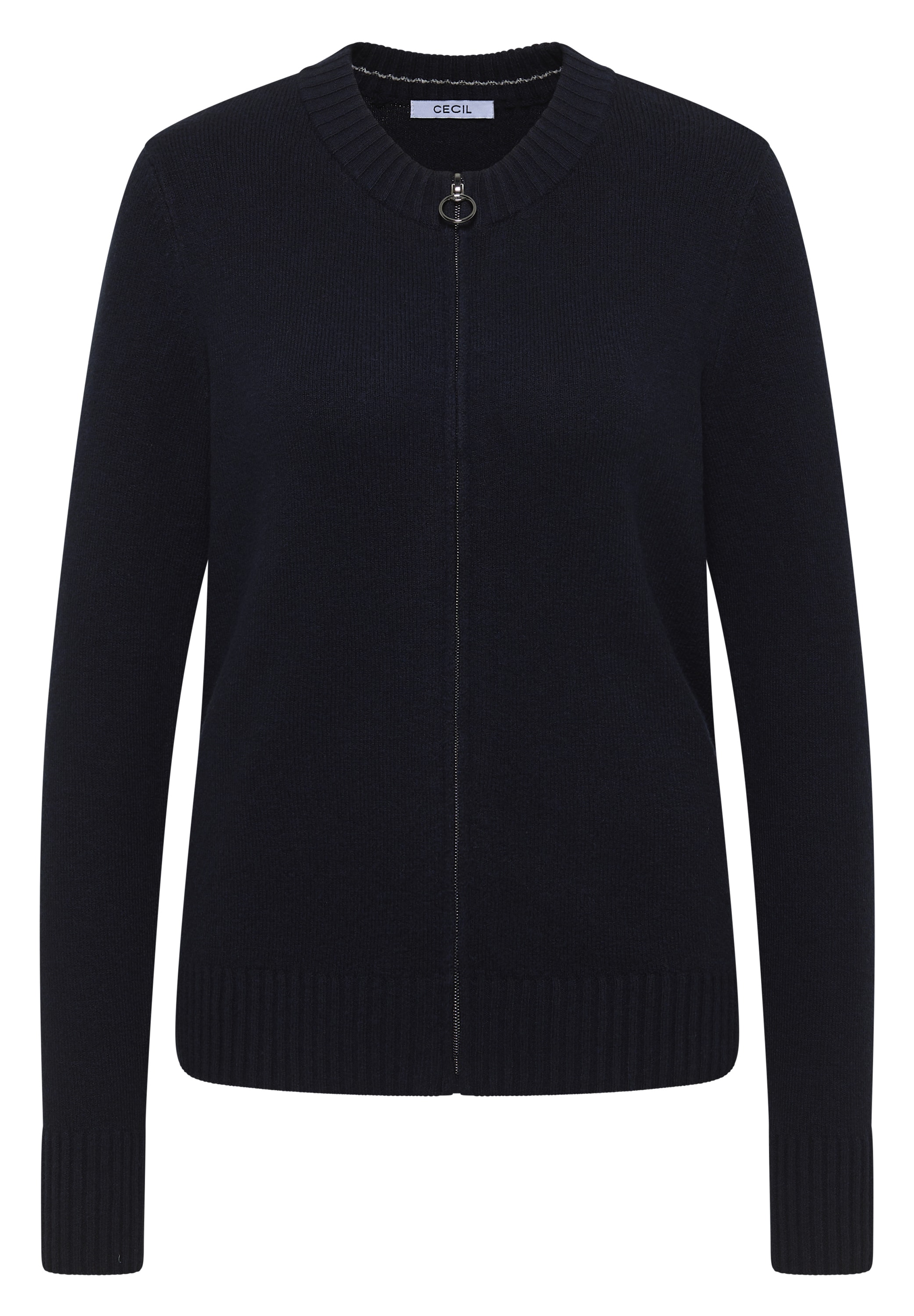 Cecil Cardigan, im angenehmen Materialmix