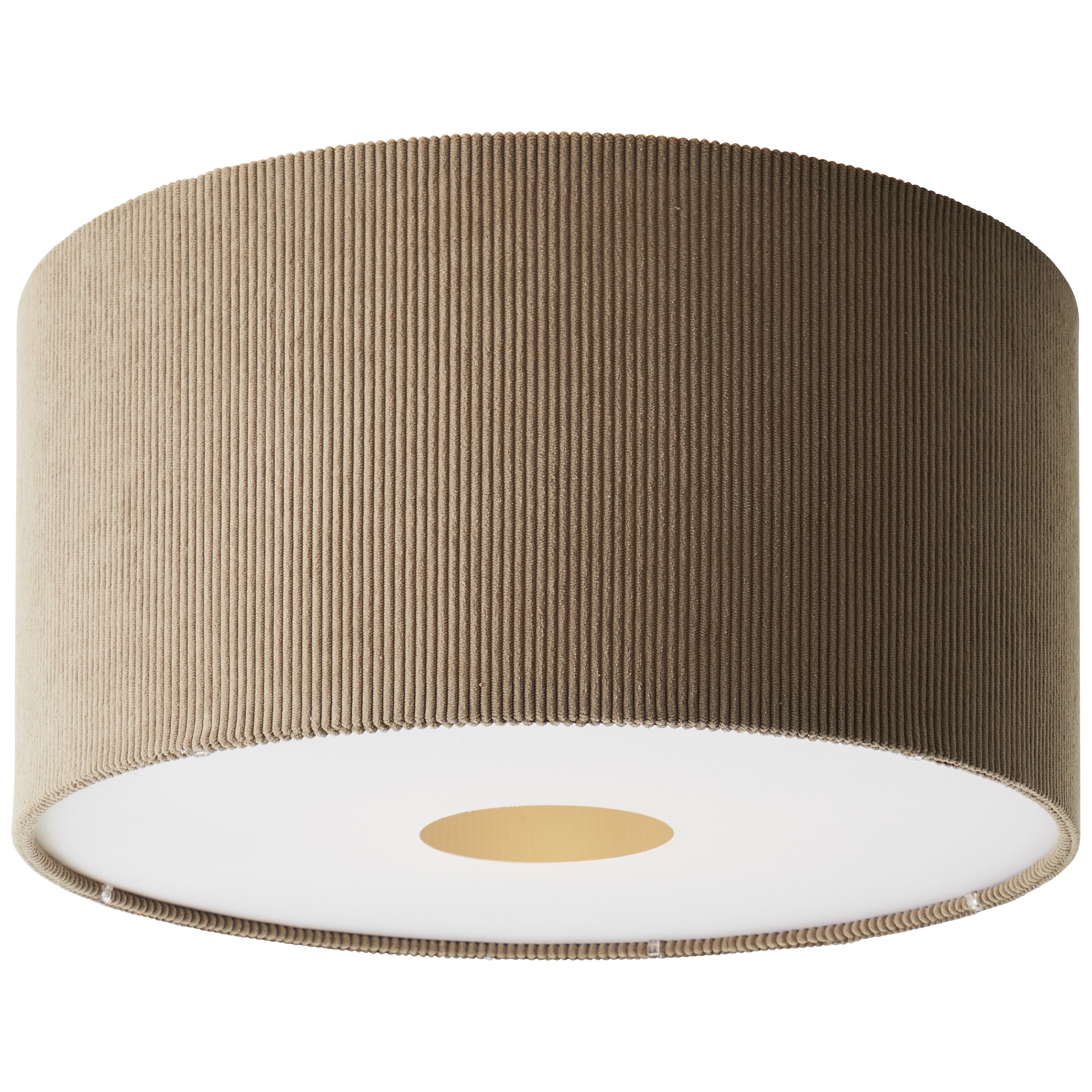 Brilliant Deckenleuchte »Tony«, 1 flammig, Leuchtmittel E27 | ohne Leuchtmittel, mit Cord-Lampenschirm, 23 x 45 cm, E27, Textil, grau