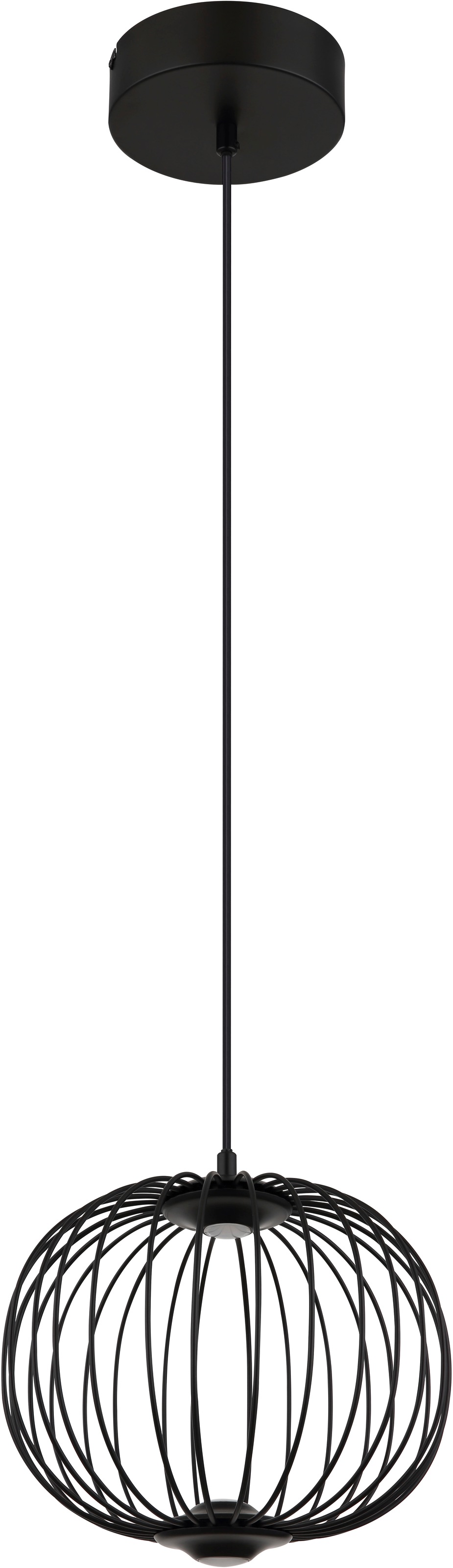 GLOBO LIGHTING Hängeleuchte »GALWAY« LED-Modul 1 Stk. Warmweiß Hängelampe Metallstäbe 3 Stufen DM 30cm Esszimmer