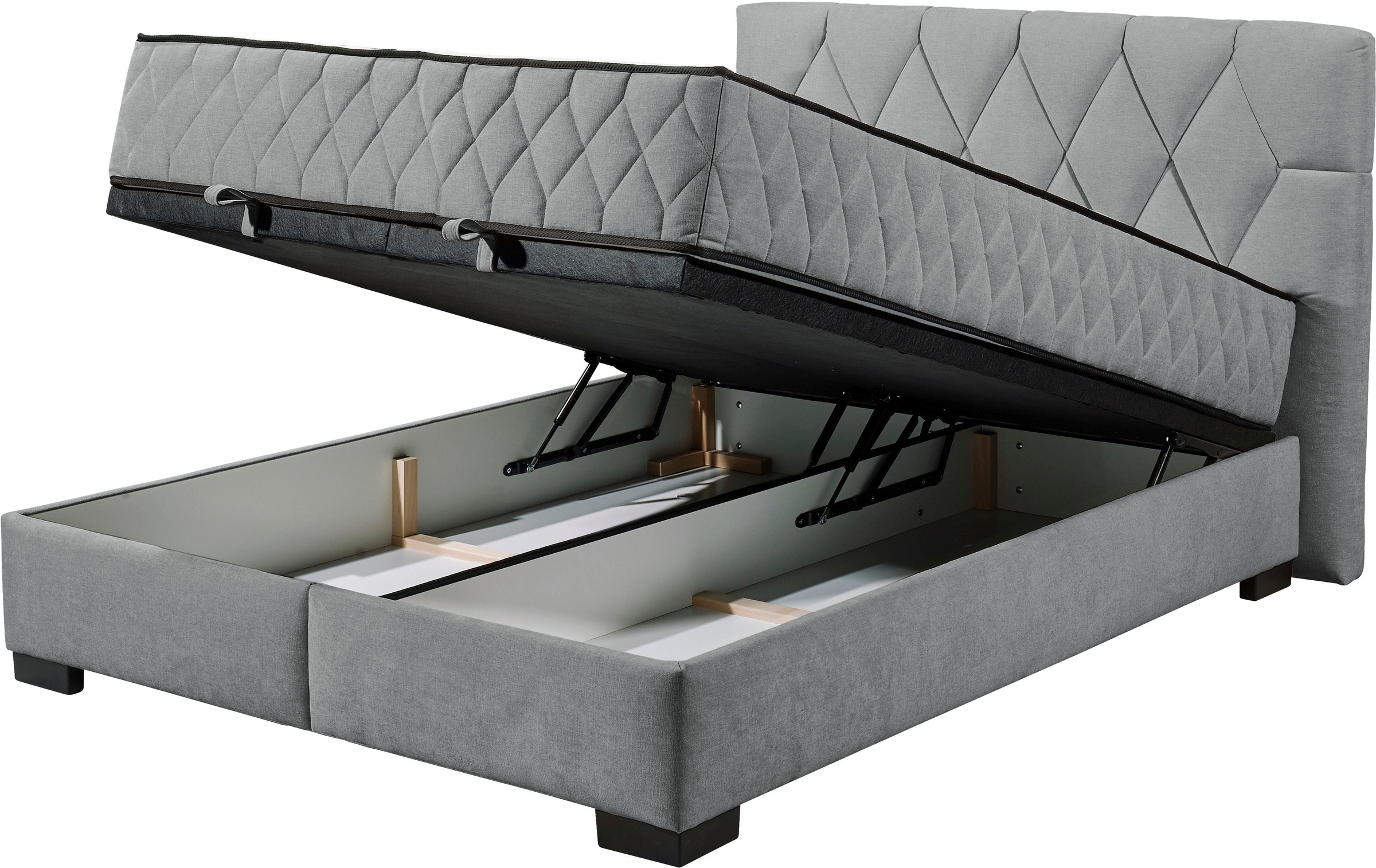 ED EXCITING DESIGN Boxbett »Nagol«, mit Bettkasten, mit Wendematratze, erhältlich in verschiedenen Breiten