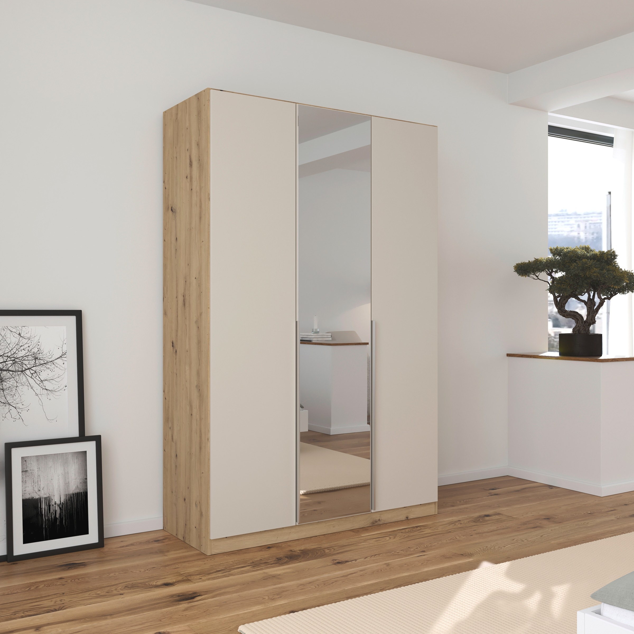 OTTO home Drehtürenschrank "Kleiderschrank Schrank Garderobe AGORDO mit Dek günstig online kaufen