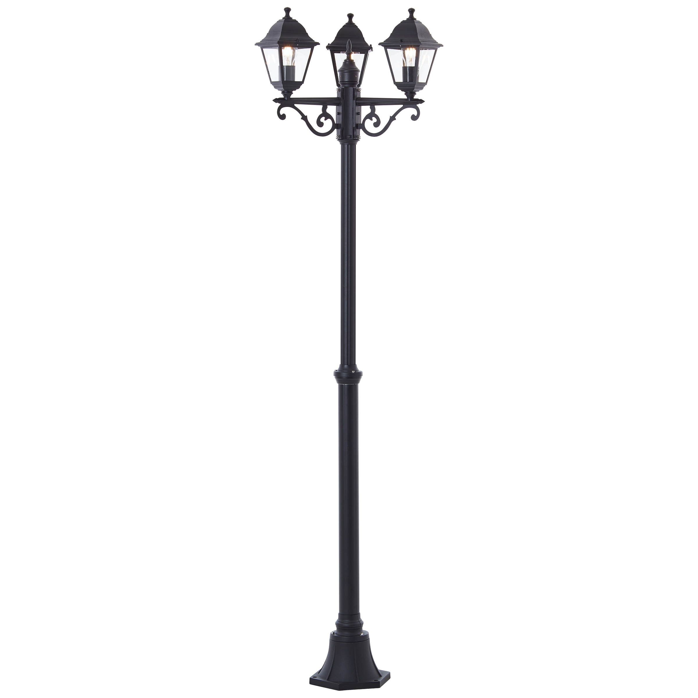 Brilliant Außen-Stehlampe "Nissie" E27 1 Stk. Außenstandleuchte 3flg günstig online kaufen