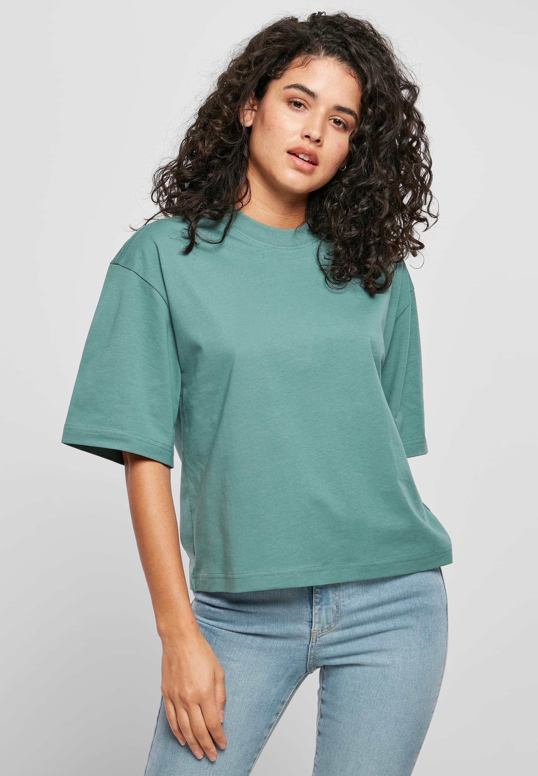 URBAN CLASSICS T-Shirt »Urban Classics Damen Ladies Organic Oversized Tee«, (1 tlg.)
