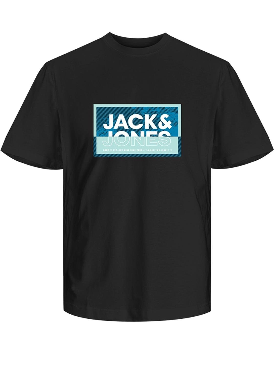 Jack & Jones T-Shirt "JCOLOGAN SUMMER PRINT TEE CREW NECK FST" günstig online kaufen