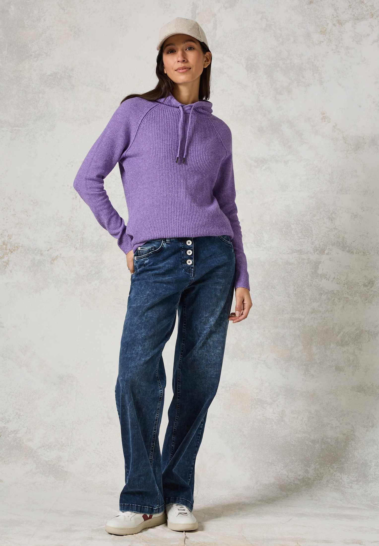Cecil Rollkragenpullover, mit Kragen