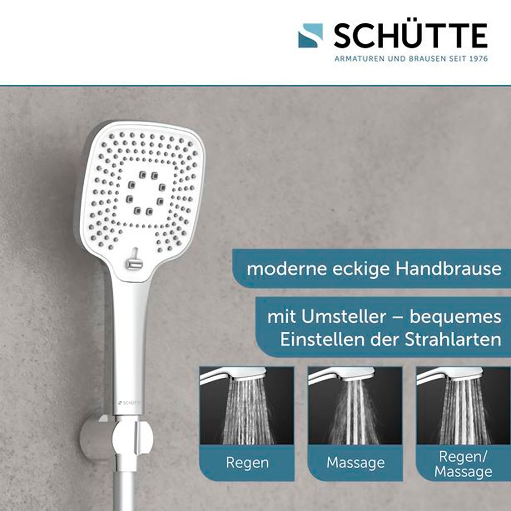 Schütte Handbrause »RAVENNA«, (1 tlg.), 3-fach verstellbar / wassersparend