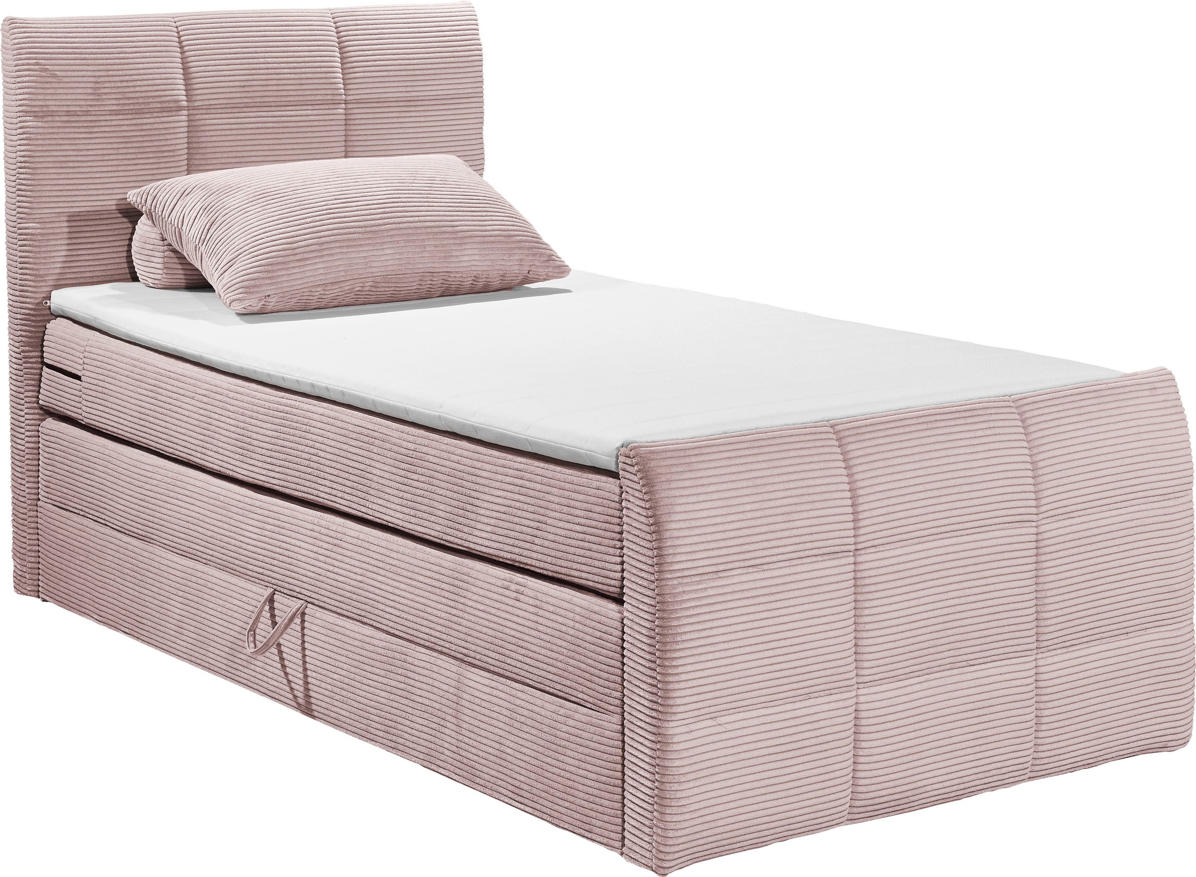 ED EXCITING DESIGN Boxspringbett »Bolivia«, harte Seite mit Kokosmatte, weiche Seite mit Filzabdeckung