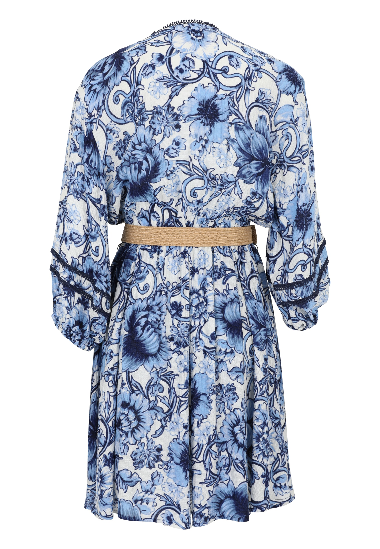 Zero Minikleid »zero Minikleid mit Blumendruck«, Gürtel
