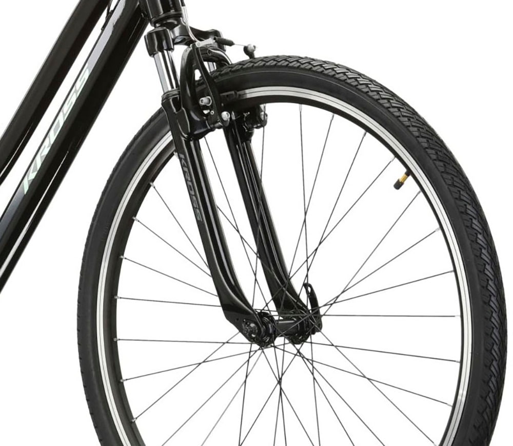 Kross Crossrad »KROSS Crossbike Evado 2.0 28" schwarz 21 Gänge«, 21 Gang, Shimano, Tourney Schaltwerk, Kettenschaltung