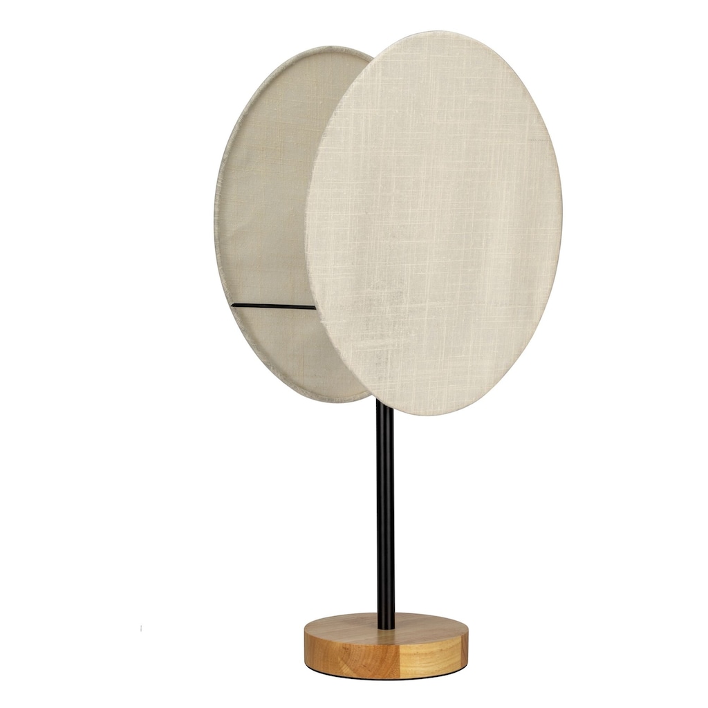 Pauleen Tischleuchte »Boho Darling max20W Beige 230V Metall/Holz/Stoff«, 1 flammig-flammig