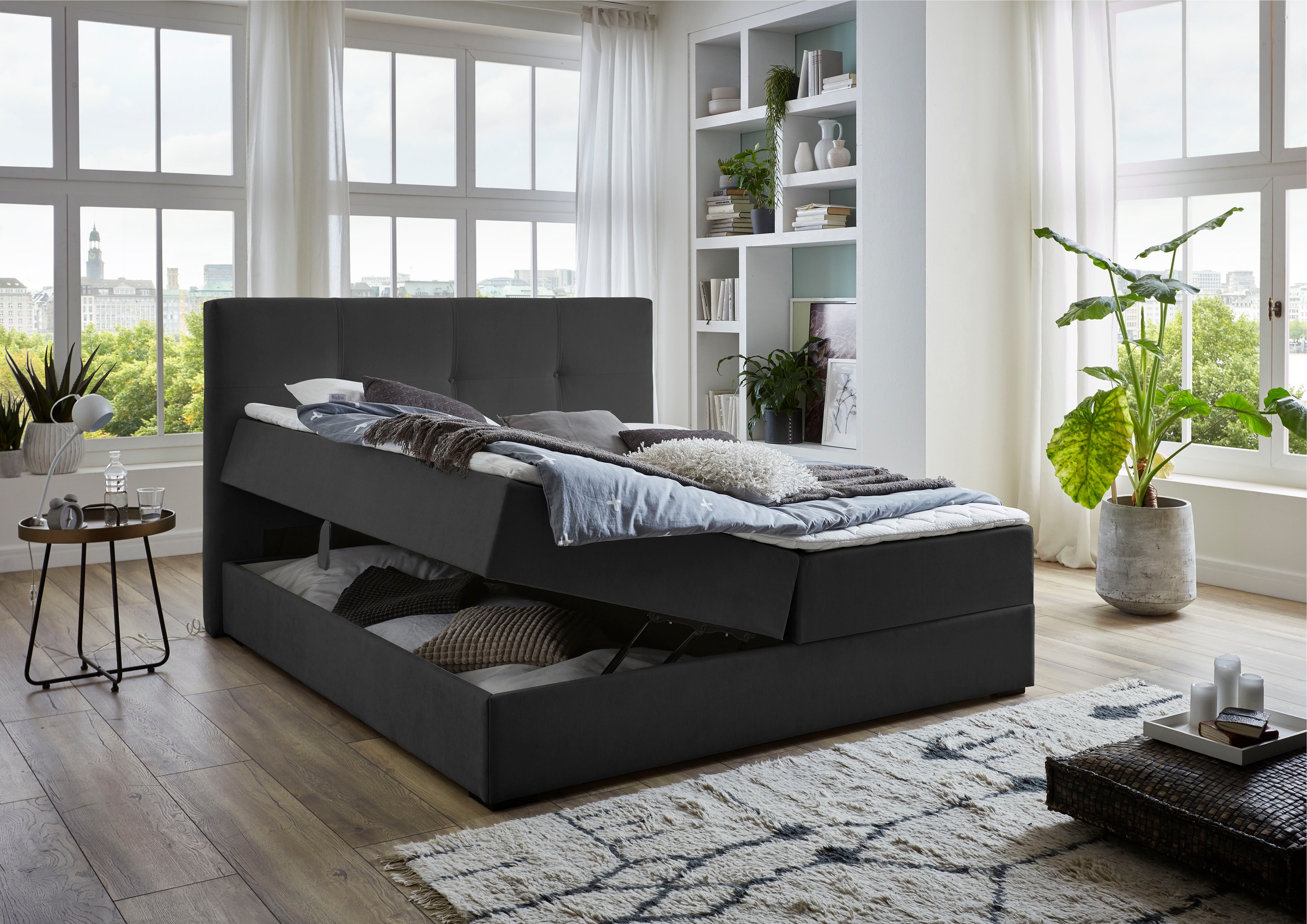 ATLANTIC home collection Boxbett "Lucy" mit Bettkasten