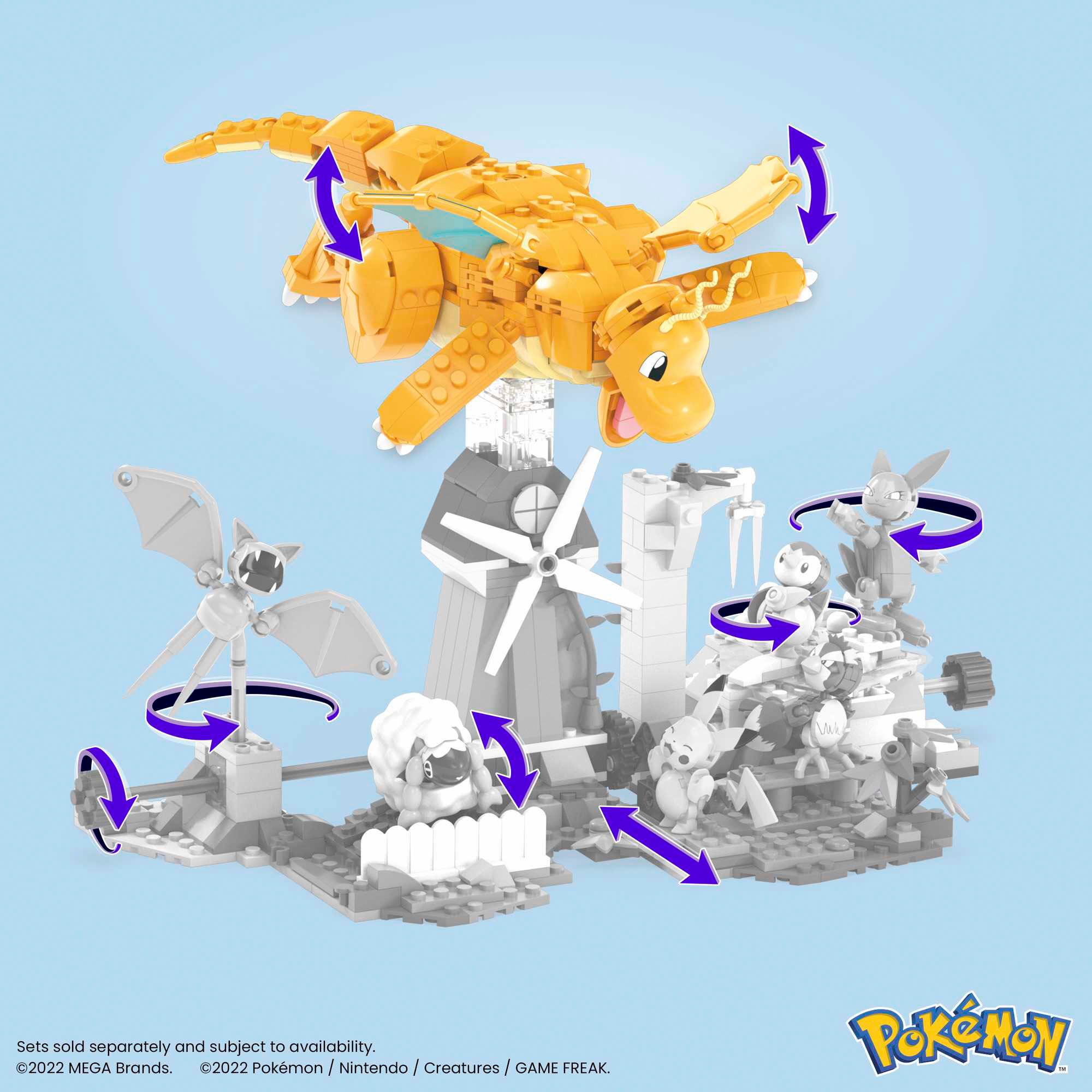 MEGA Spielbausteine »MEGA Pokémon, Dragonite«, (387 St.)