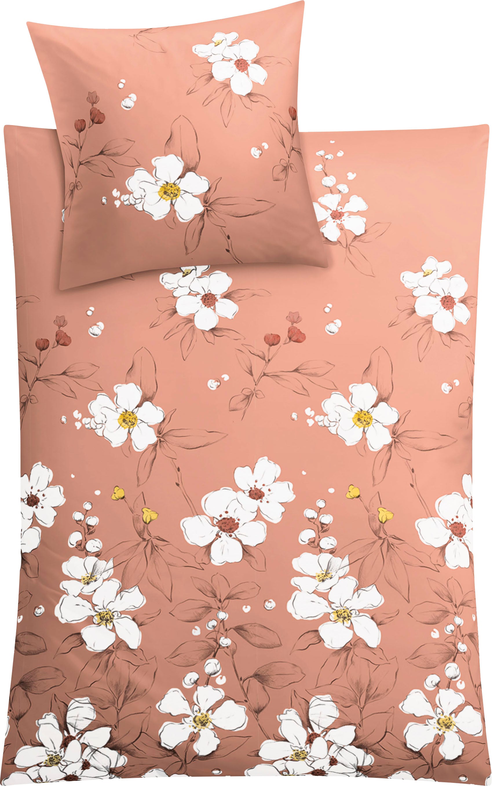 Kleine Wolke Bettwäsche "Sienna" 2 Stk. tlg. mit frischem, floralem Design günstig online kaufen
