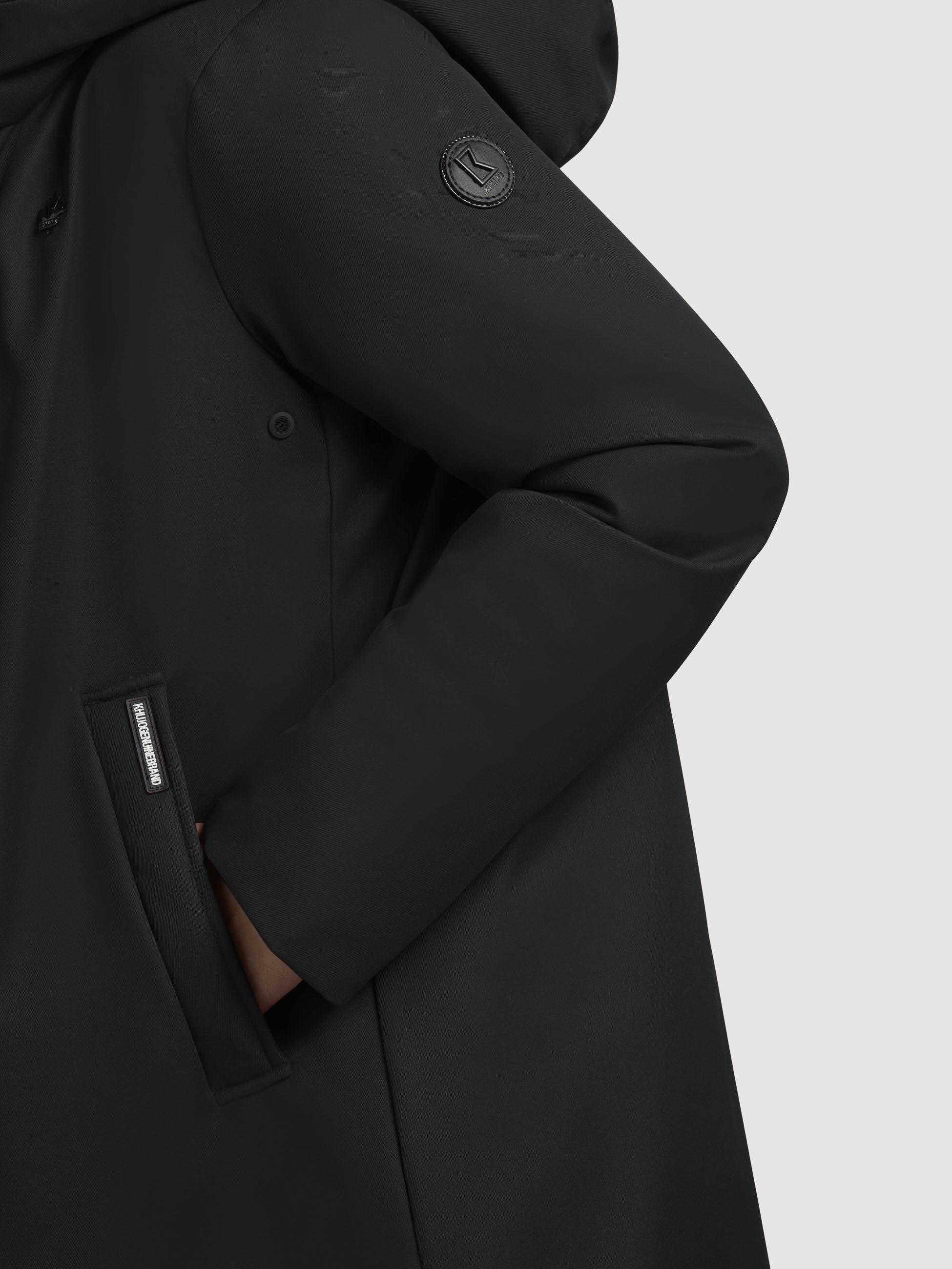 khujo Kurzmantel »Yaak3-YM«, urbaner Damen Parka mit gestepptem Innenfutter