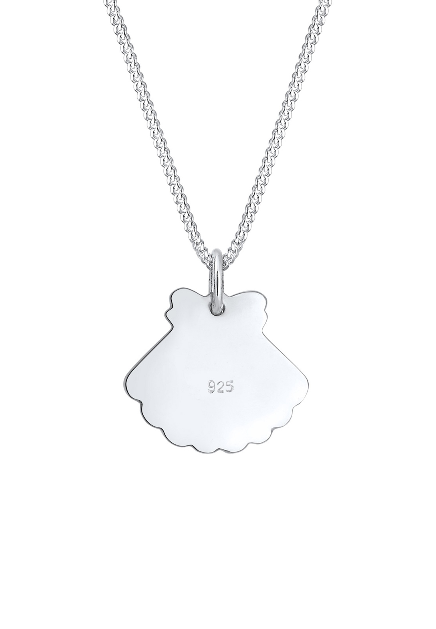 Elli Kette mit Anhänger »Kinder Muschel Meer Mermaid Emaille 925 Silber«