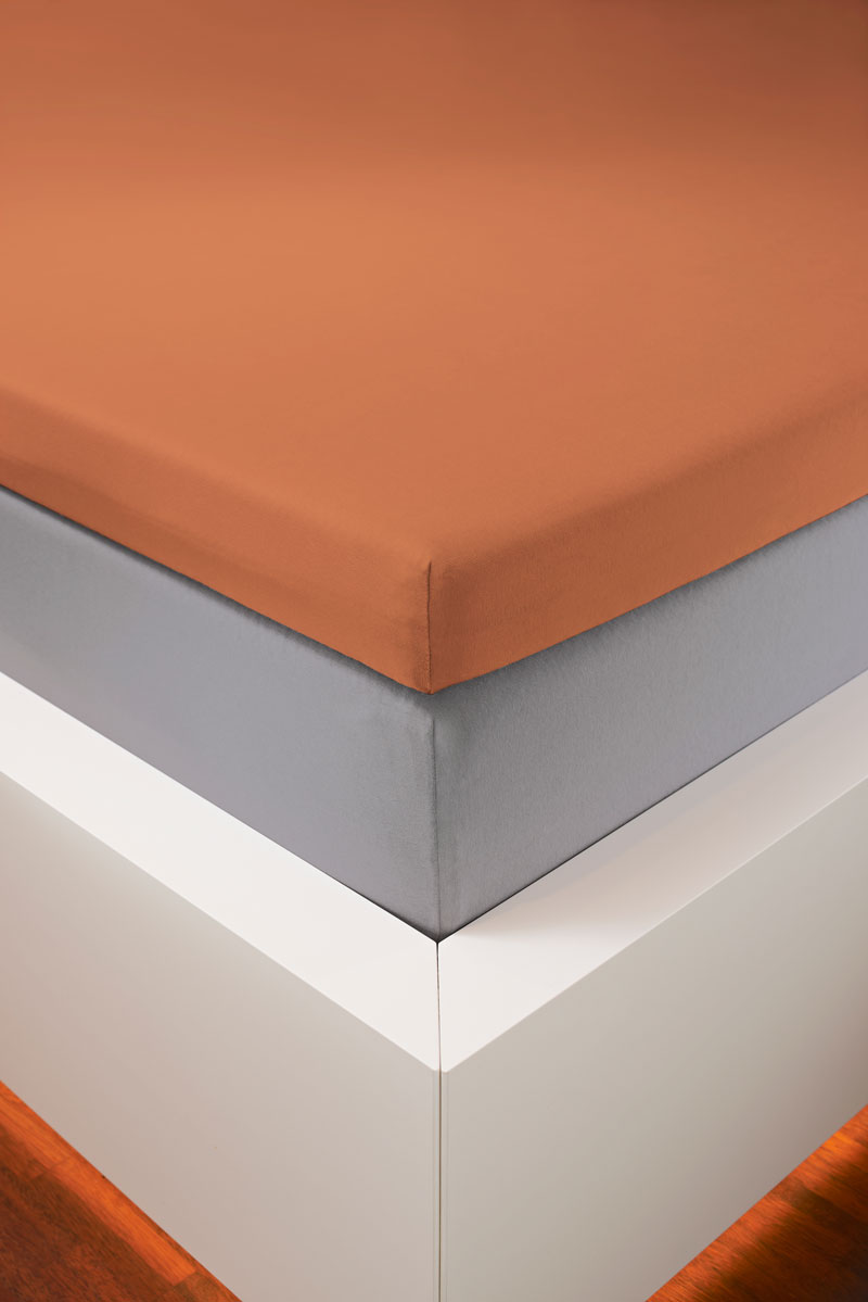 bellana Spannbettlaken "bellana deluxe für Topper, mit Elasthan, Premium Jersey 230 g/m²" mit 5% Elasthan, für Topper mit 4-10cm Höhe, bügelfrei, faltenfrei