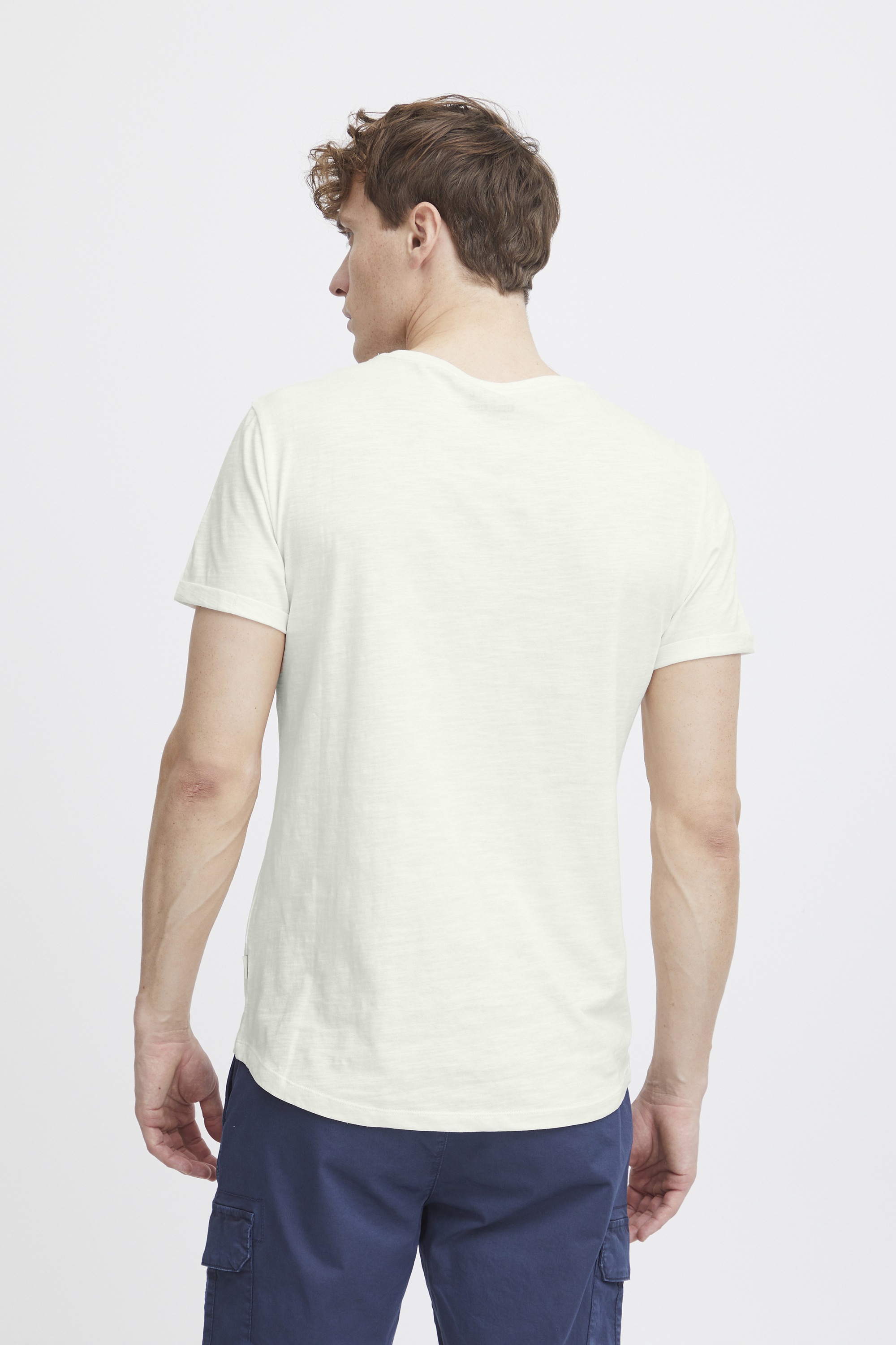 T-Shirt BLEND "T-Shirt BHFlorens", Herren, Gr. 3XL, weiß (sanftes weiß), Obermaterial: 100% Baumwolle CO., Shirts T-Shirt 6