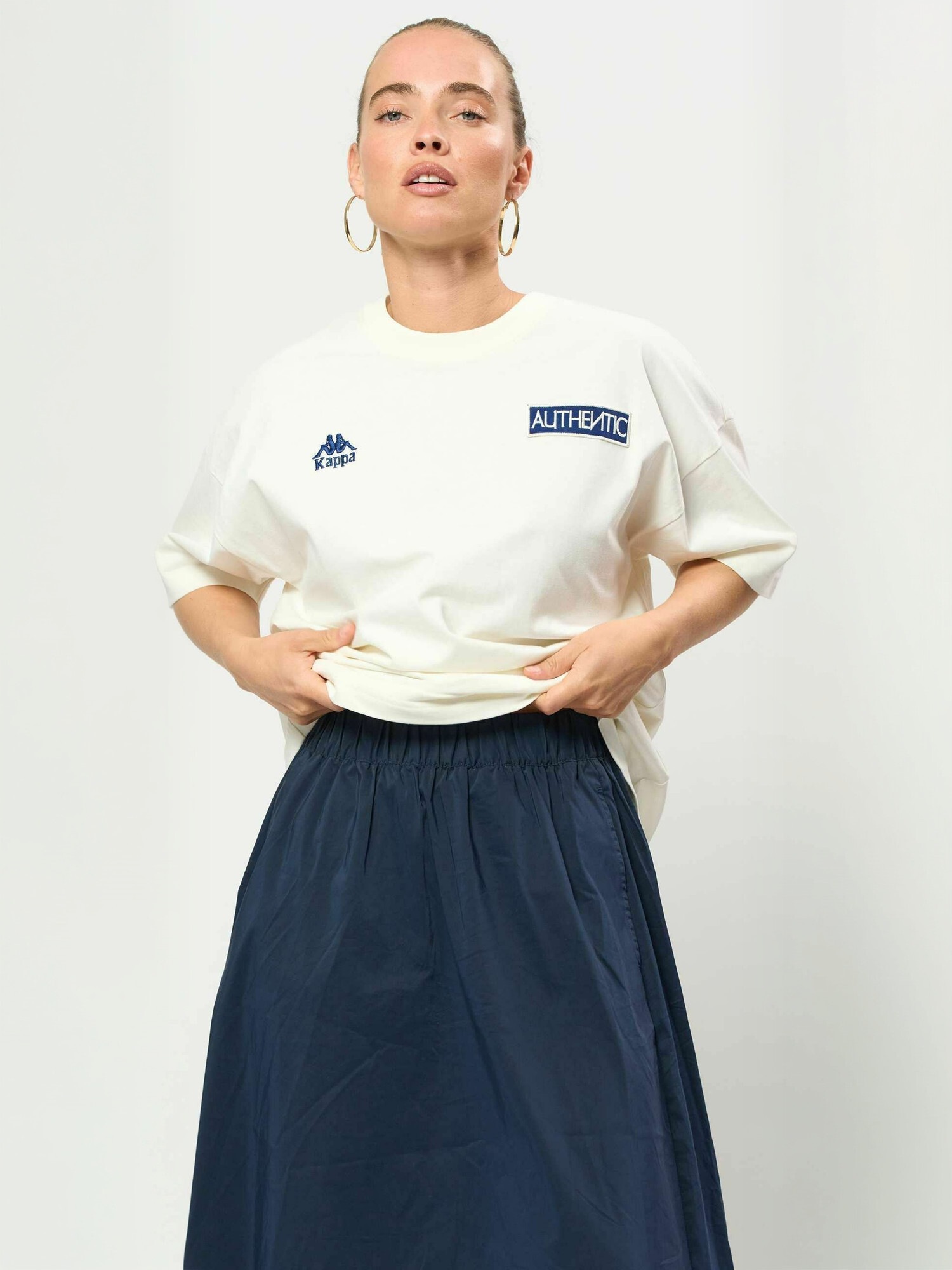 Kappa »Kappa T-shirt KUAuthentic Oyster«
