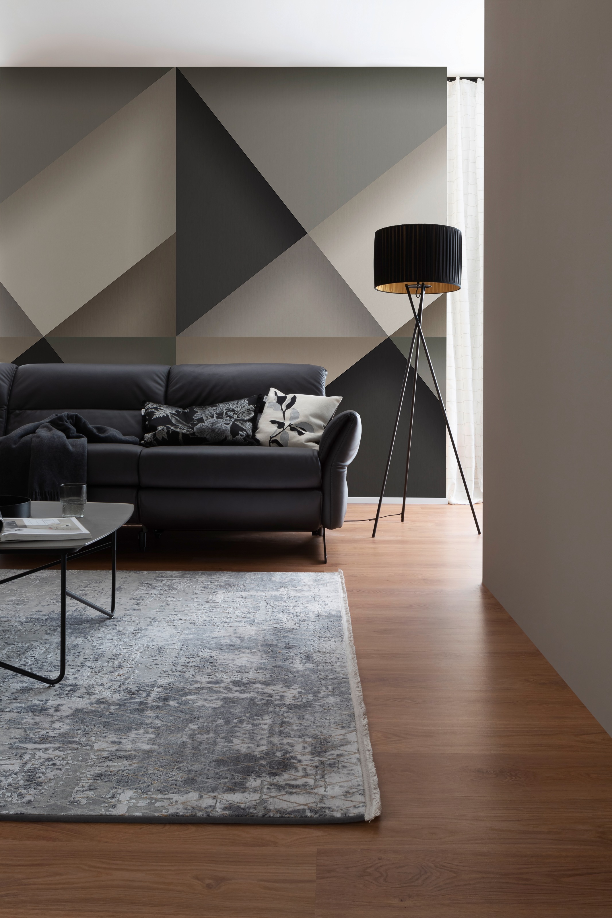 SCHÖNER WOHNEN-Kollektion Teppich »Vision 212« rechteckig 7 mm Höhe Viskoseteppich mit Glanz, Wohnzimmer