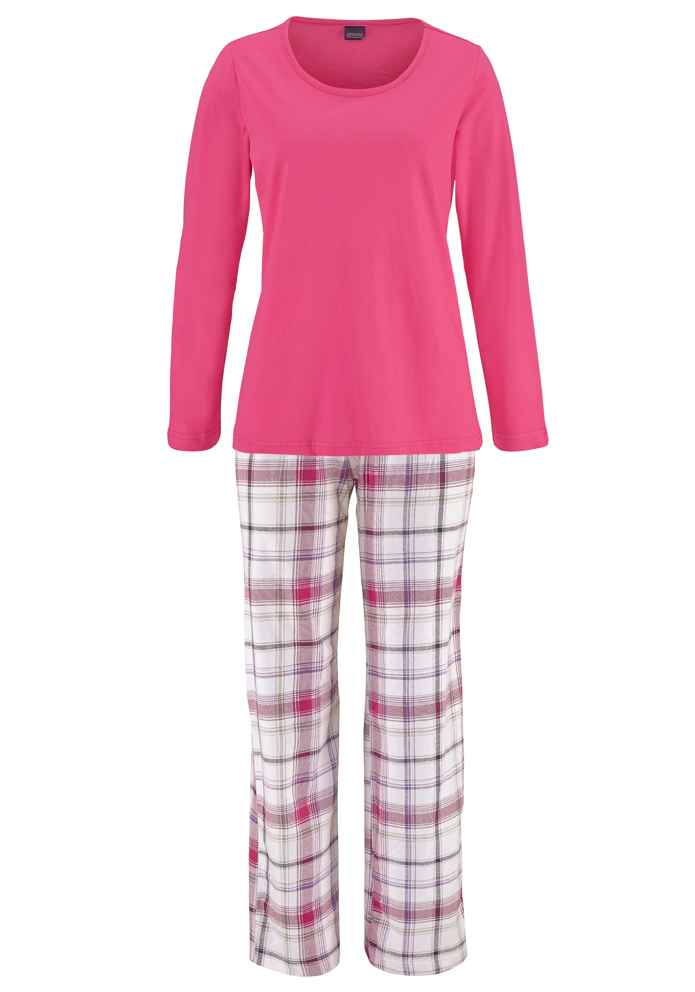 Thumbnail - Arizona Schlafanzug 2 Stück, 4 tlg. mit Hose im Karodesign