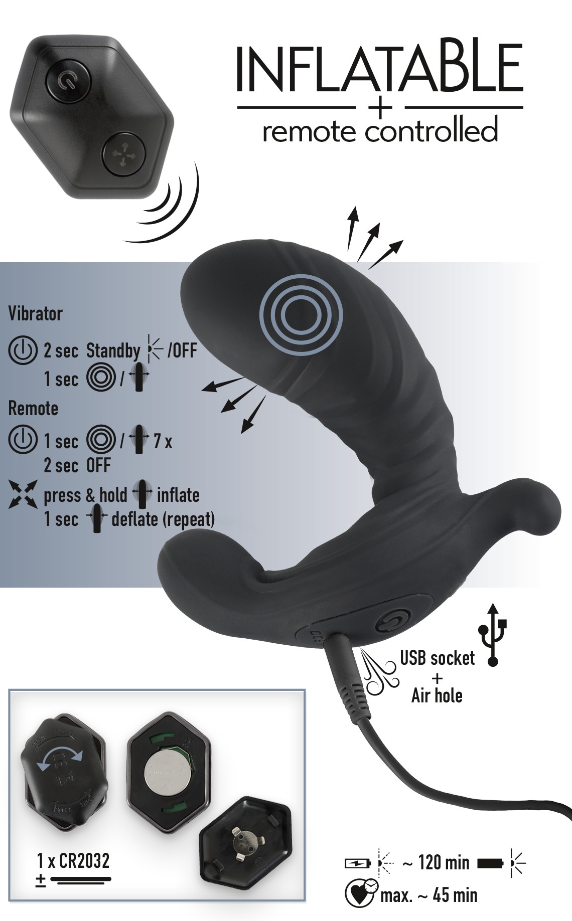 INFLATABLE Vibrator »Vibrator G&P Spot Vibrator«
