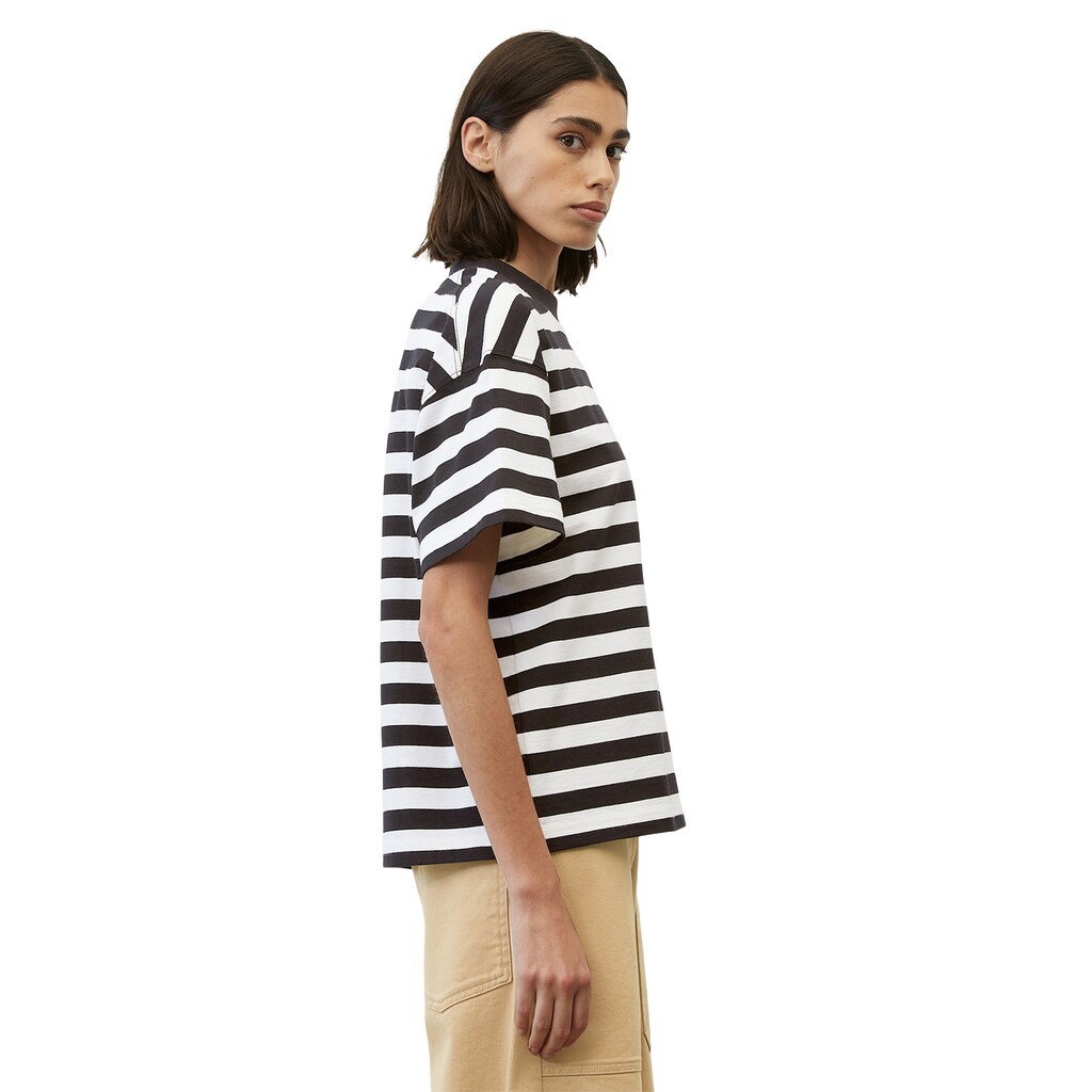 Damenmode Shirts & Sweatshirts Marc O'Polo T-Shirt »aus Heavy Jersey-Qualität« schwarz