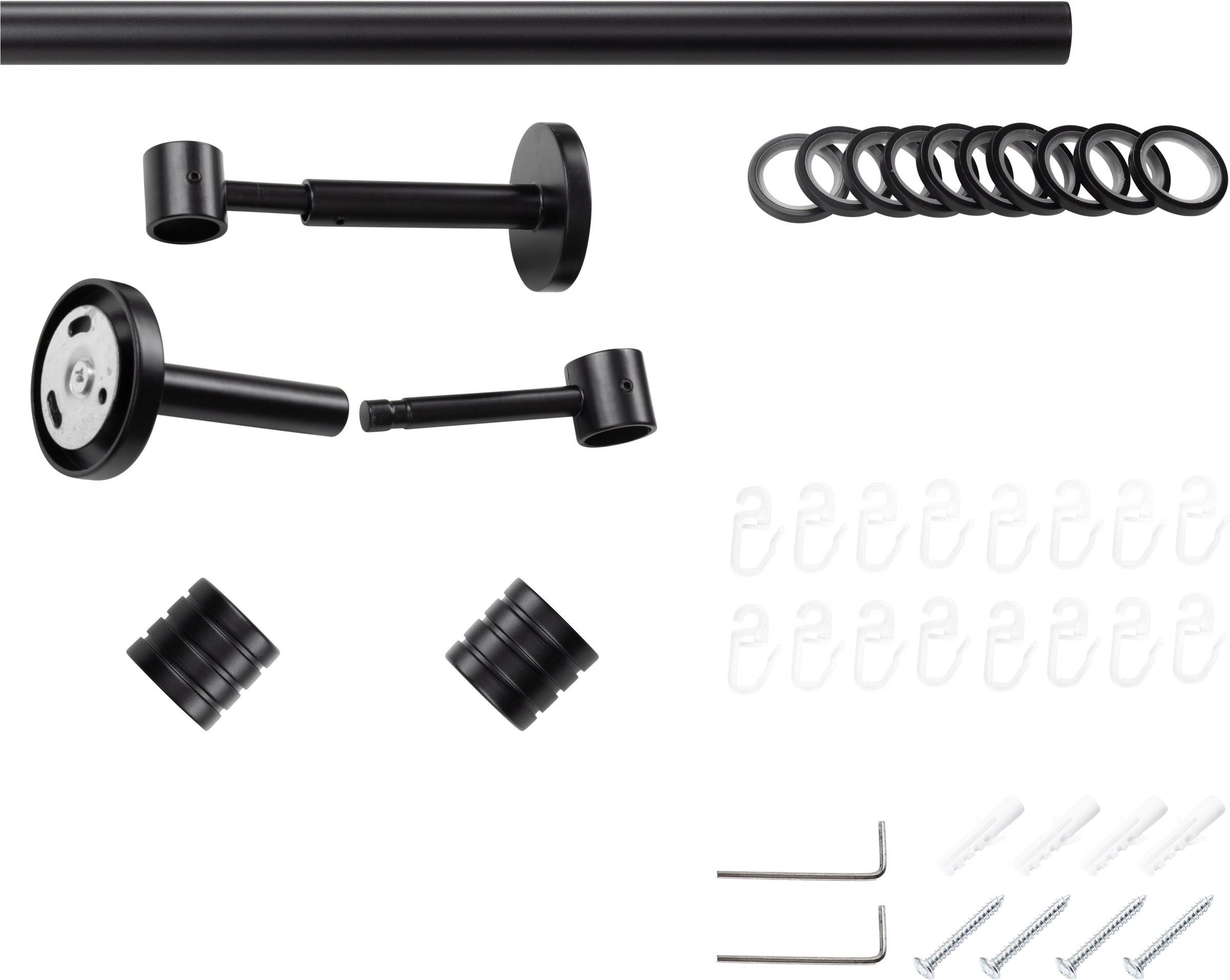 SN DECO GROUP Gardinenstange Ø 19 mm Fixmaß;kürzbar