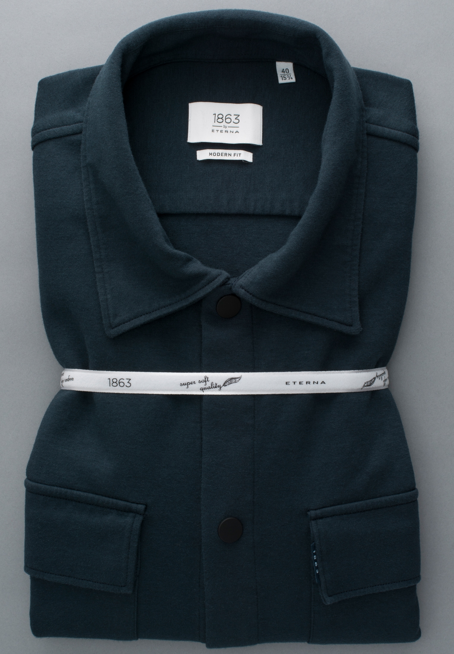 Eterna Langarmhemd »MODERN FIT«, EASY IRON (bügelleicht)