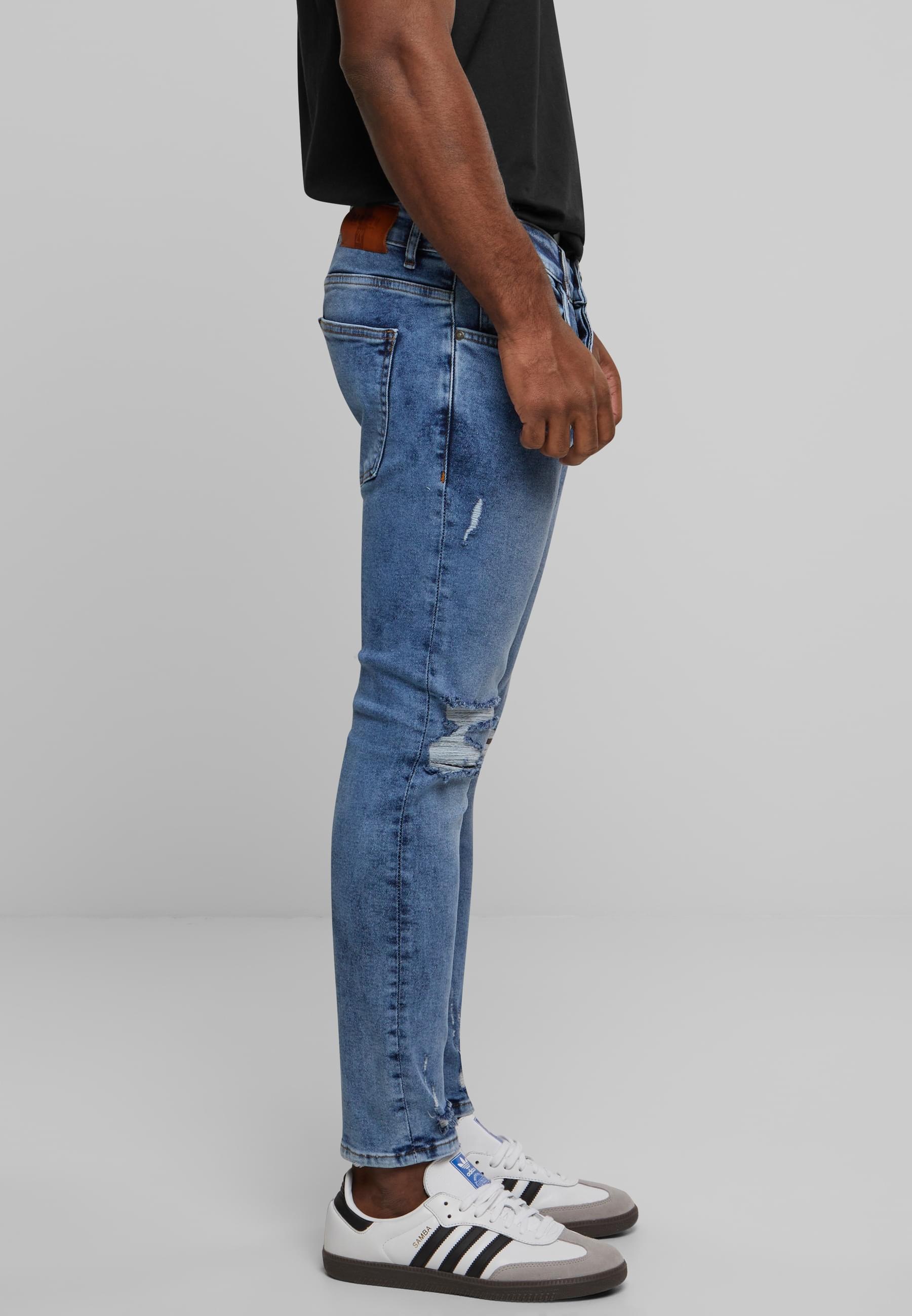 2Y Studios Bequeme Jeans »2Y Studios Herren 2Y Destroyed Skinny Cropped Denim«
