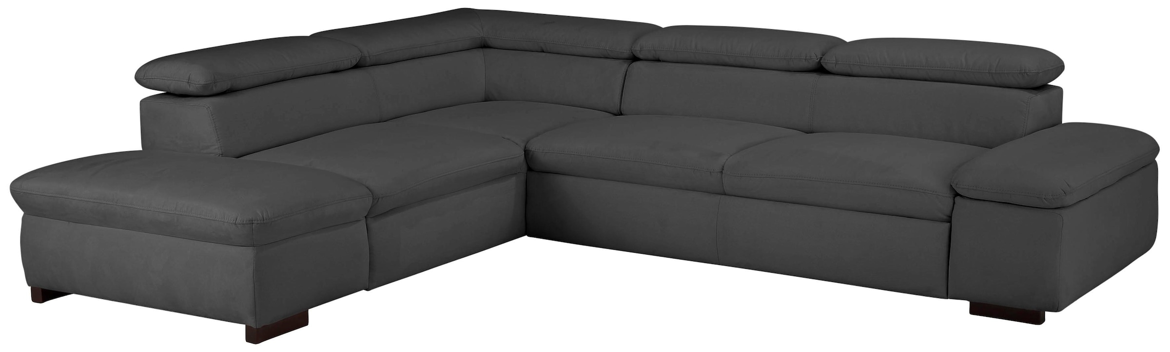 OTTO home Ecksofa "Alberto L-Form" mit Kopfteilverstellung, wahlweise mit Schlaffunktion