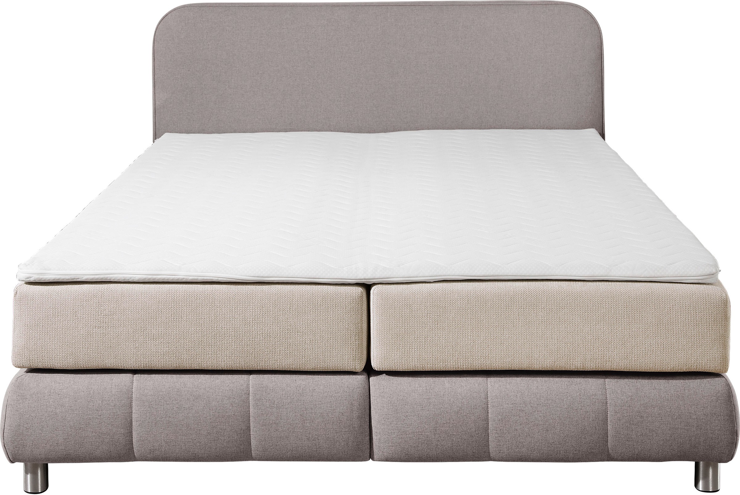 Thumbnail - Home affaire Boxspringbett "Cesson, in verschiedenen Breiten" inkl. Topper, wahlweise in H2, H3 oder H4 erhältlich