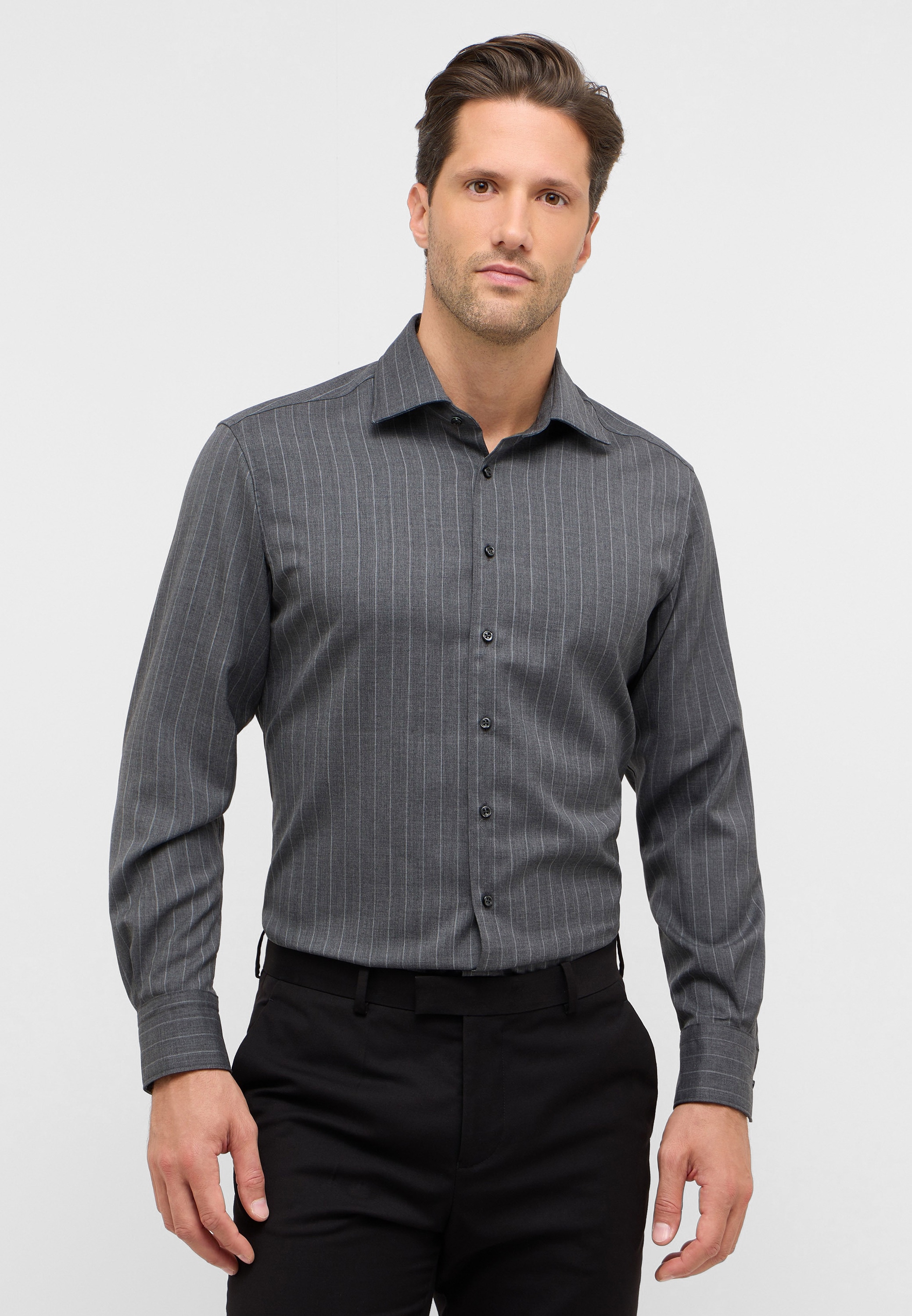 Eterna Langarmhemd "MODERN FIT", NON IRON (bügelfrei) günstig online kaufen