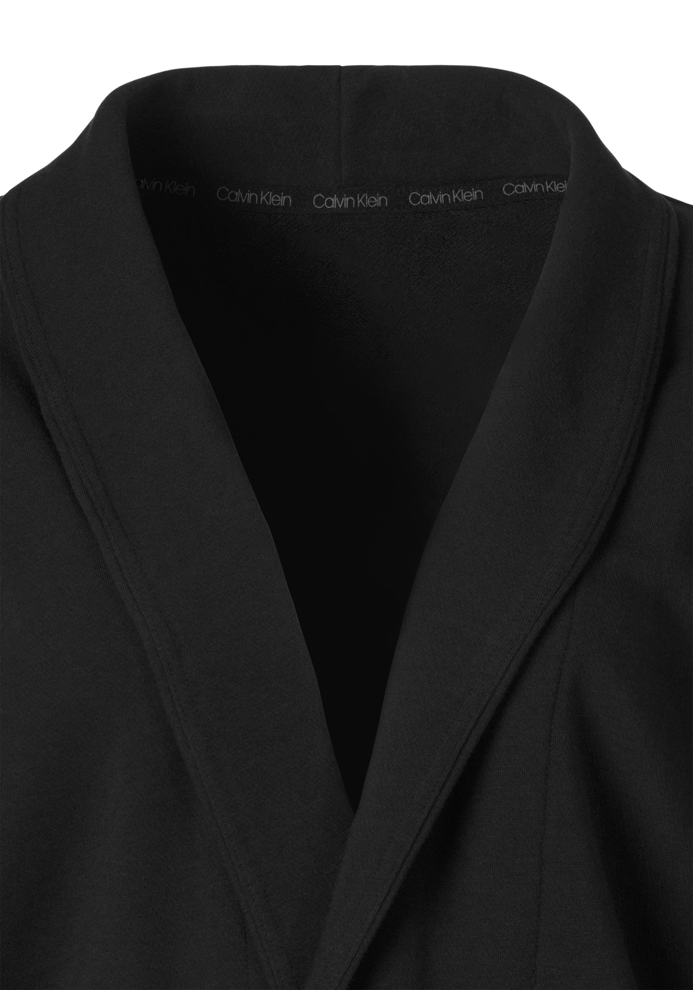 Calvin Klein Morgenmantel, vertikalem BAUR Logoschriftzug mit | auf Rechnung
