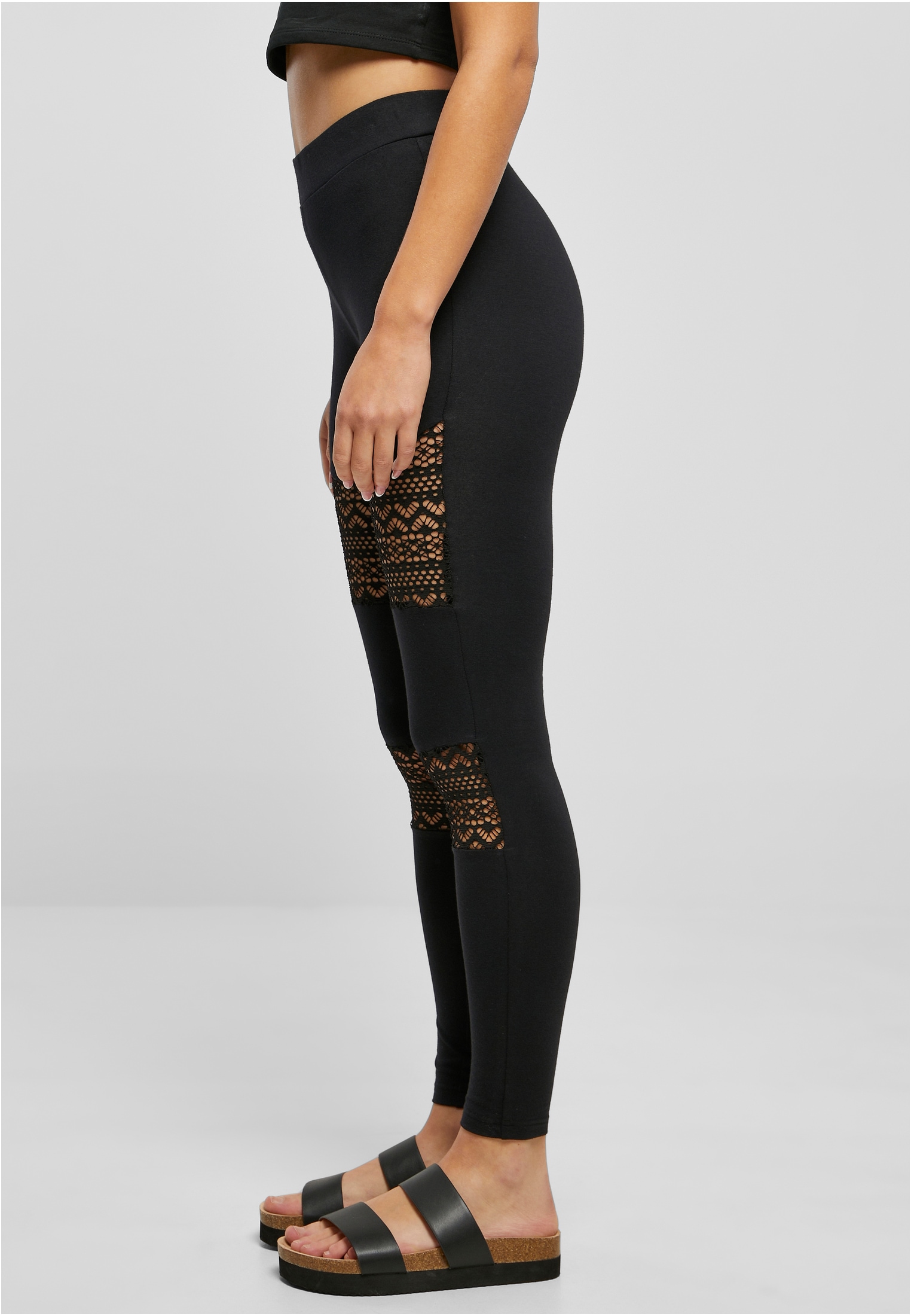 Leggings«, Leggings kaufen »Damen Crochet (1 tlg.) URBAN Ladies Lace BAUR | Inset CLASSICS online