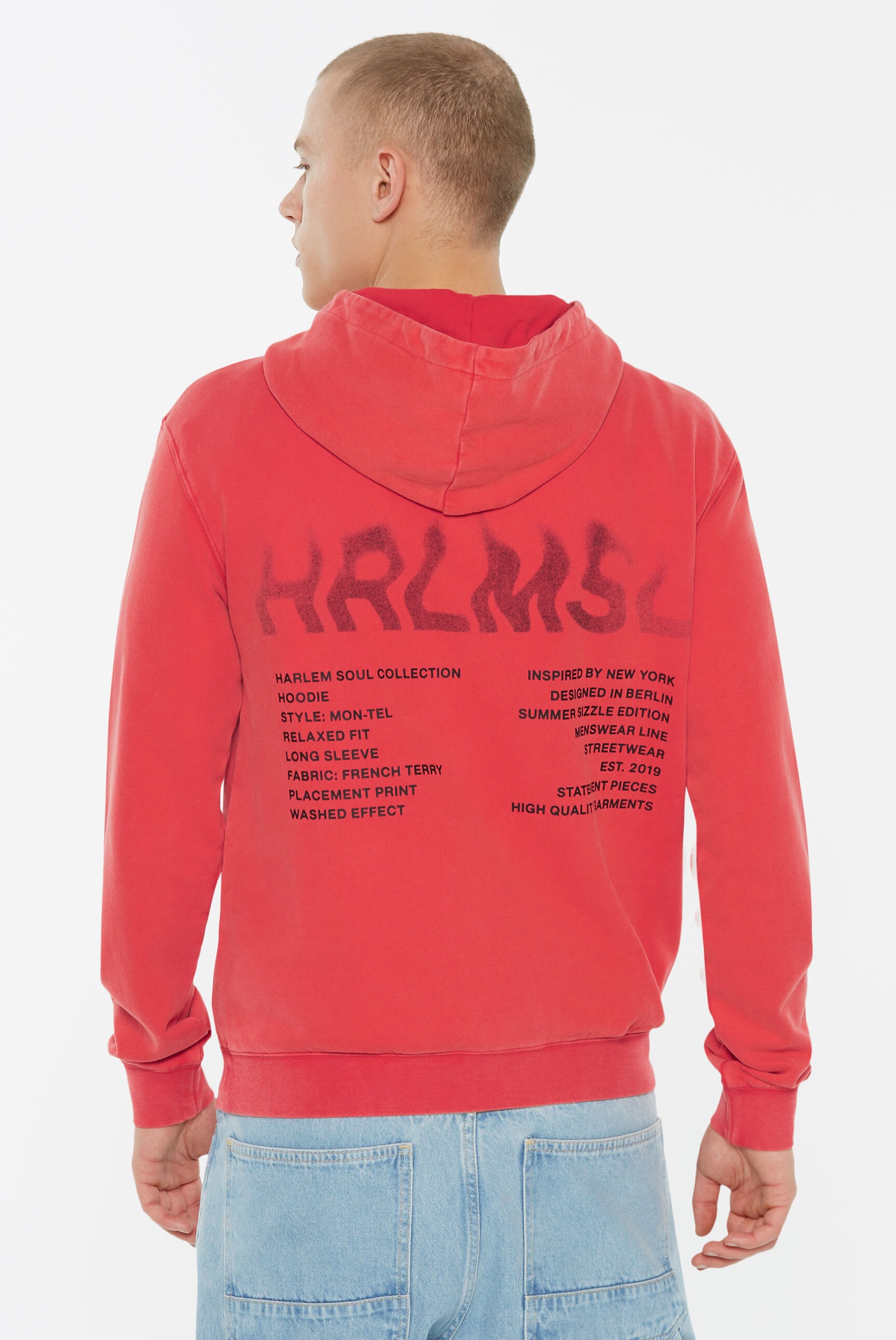 Harlem Soul Kapuzensweatshirt, mit Kängurutasche