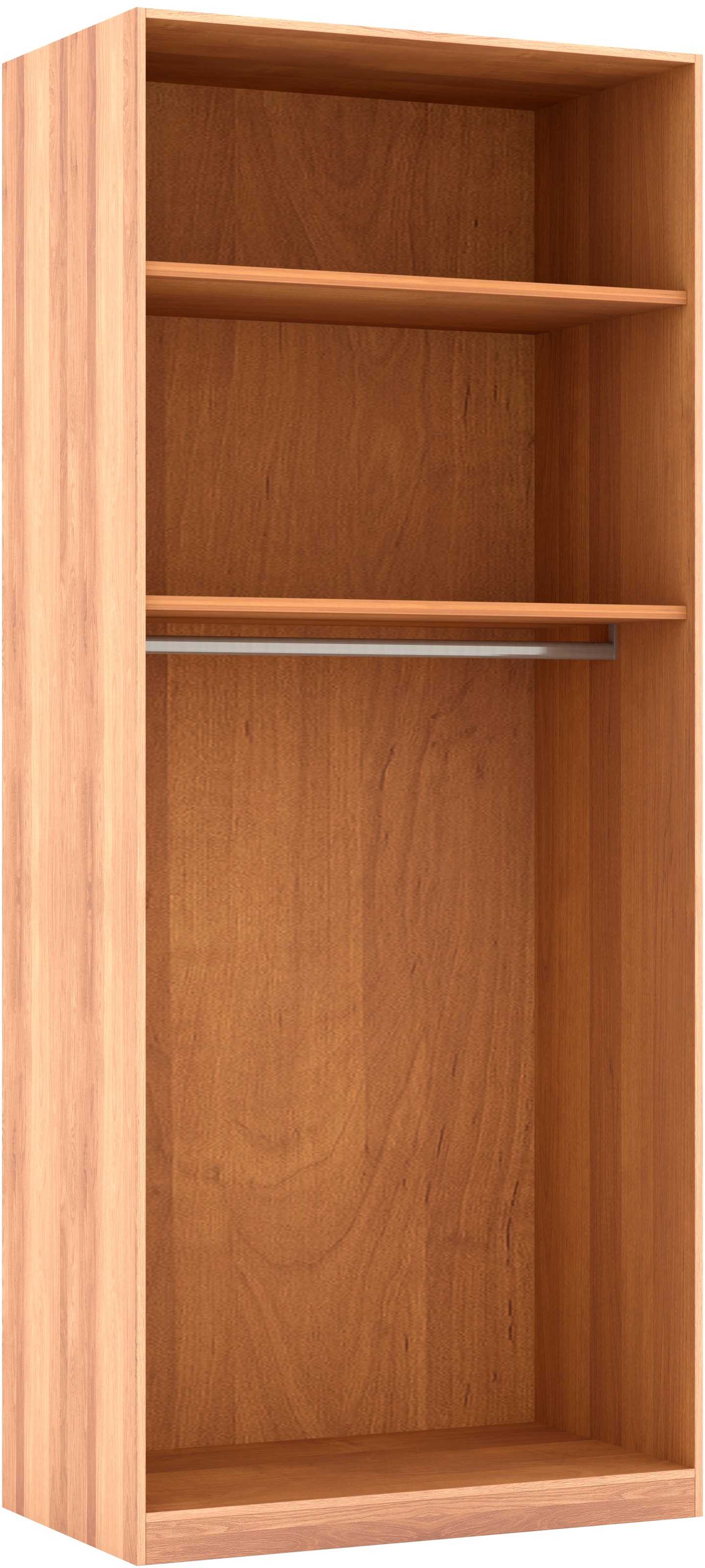 Musterring Kleiderschrank »Sorrent, Kleiderschrank, teilmassiv Eiche« mit Türdämpfern, in 5 Breiten & 2 Höhen, extra Böden, MADE IN GERMANY,  Türen in Eiche massiv mit Absetzung in Schiefer, verschiedene Maße
