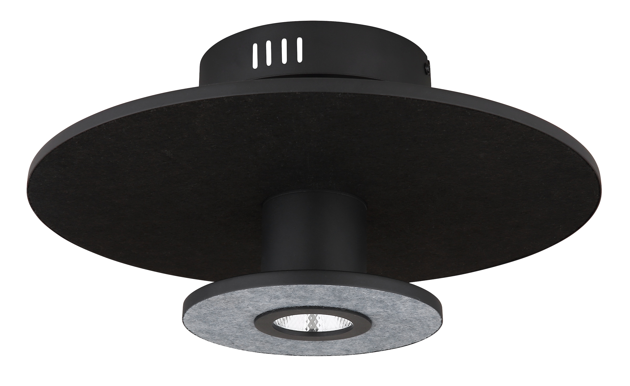 GLOBO LIGHTING LED Deckenleuchte »CARTER«, Leuchtmittel LED-Modul | LED fest integriert, Deckenlampe/3 Stufen bei Lichtschein/Wohnzimmer/schwarz