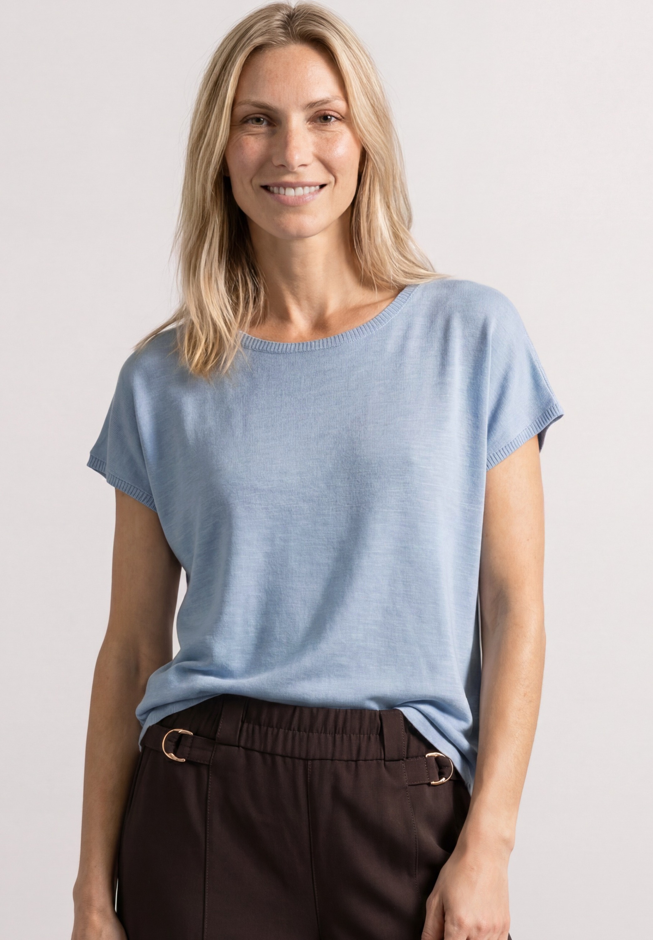 STREET ONE T-Shirt in Unifarbe
