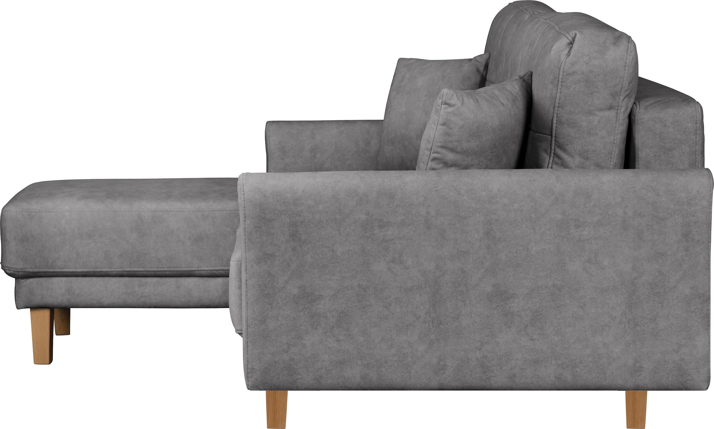 Home affaire Ecksofa »TRIPLO optionale Schlafsofa mit Bettkasten, Maße B/T/H: 234/164/89 cm«, L-Form wahlweise mit Bettfunktion - Liegefläche 132x210 cm
